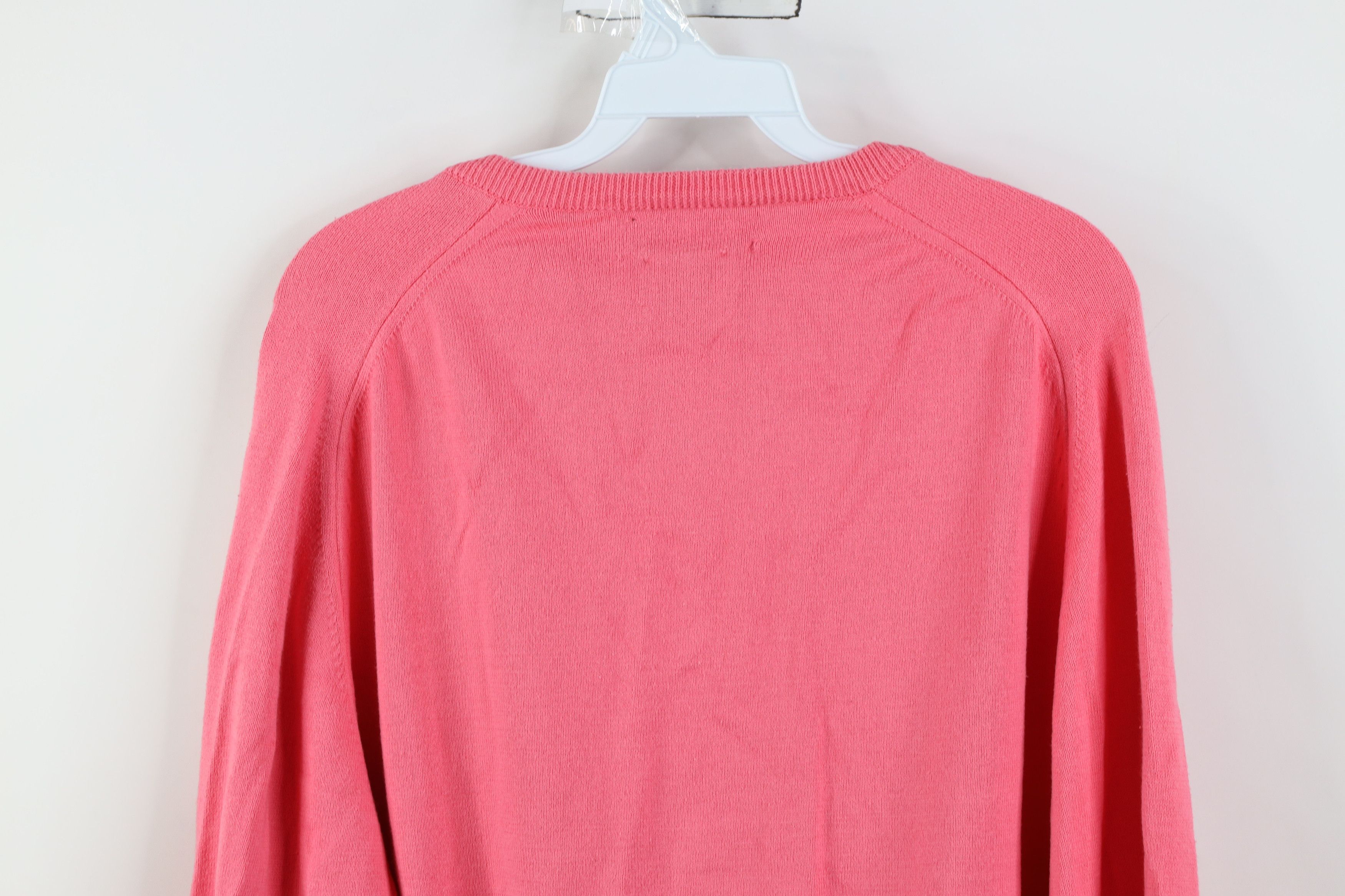 Vintage Vintage 90s Streetwear Island Cotton Knit Sweater Pink USA Size US L / EU 52-54 / 3 - 8 Thumbnail
