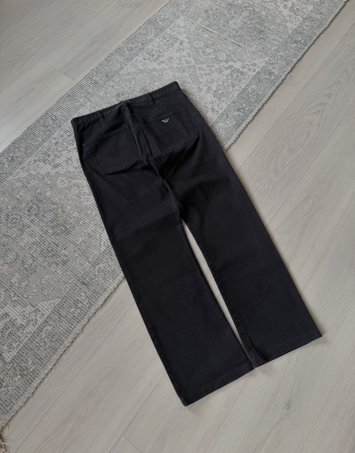 Armani Armani Jeans Vintage Wide Leg Bootcut Denim Jeans Size US 34 / EU 50 - 5 Thumbnail