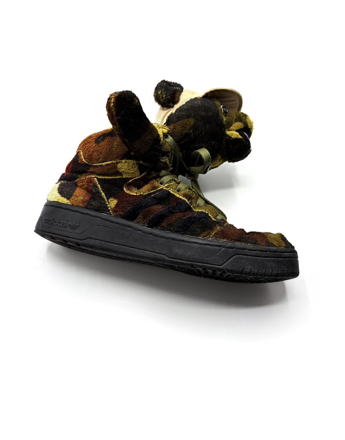 Adidas × Jeremy Scott Jeremy Scott Adidas Camo Bear Sneakers Size US 10 / EU 43 - 9 Thumbnail