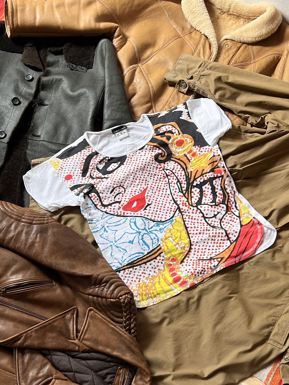 Custo Barcelona Carla Du Nord Jean Paul Gaultier Vintage Custo T-Shirt Size M / US 6-8 / IT 42-44 - 1 Thumbnail