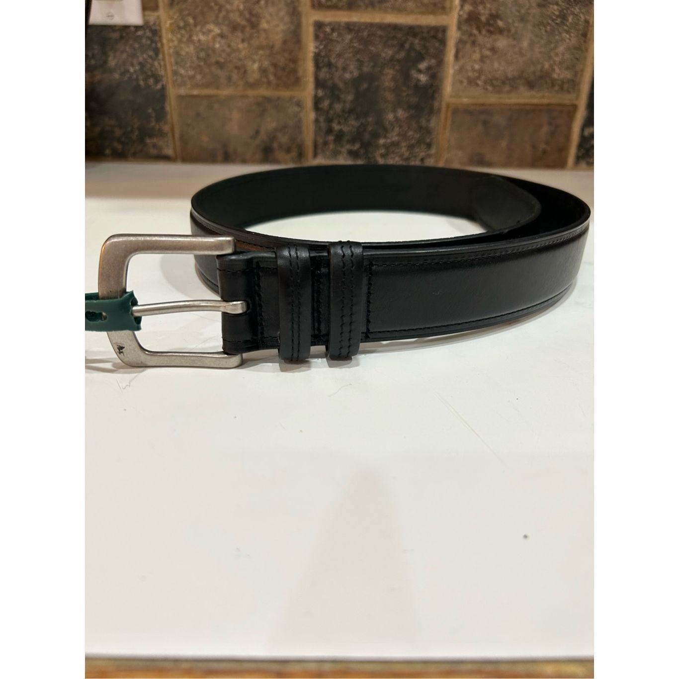 Other Men’s Outdoor Life Black Leather Casual Wear Belt Size 38 Ca Size 38 - 4 Thumbnail