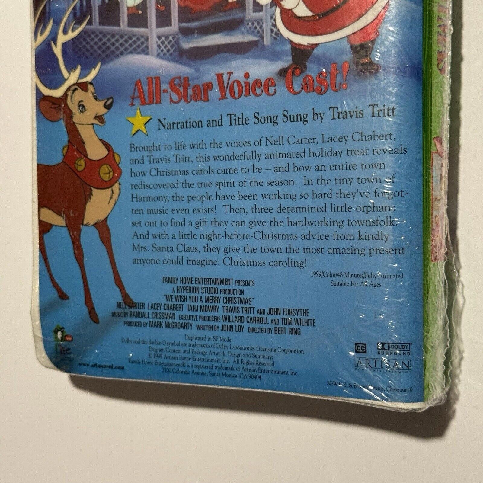 Designer We Wish You A Merry Christmas VHS Clamshell 1999 RARE Sealed Size ONE SIZE - 8 Thumbnail
