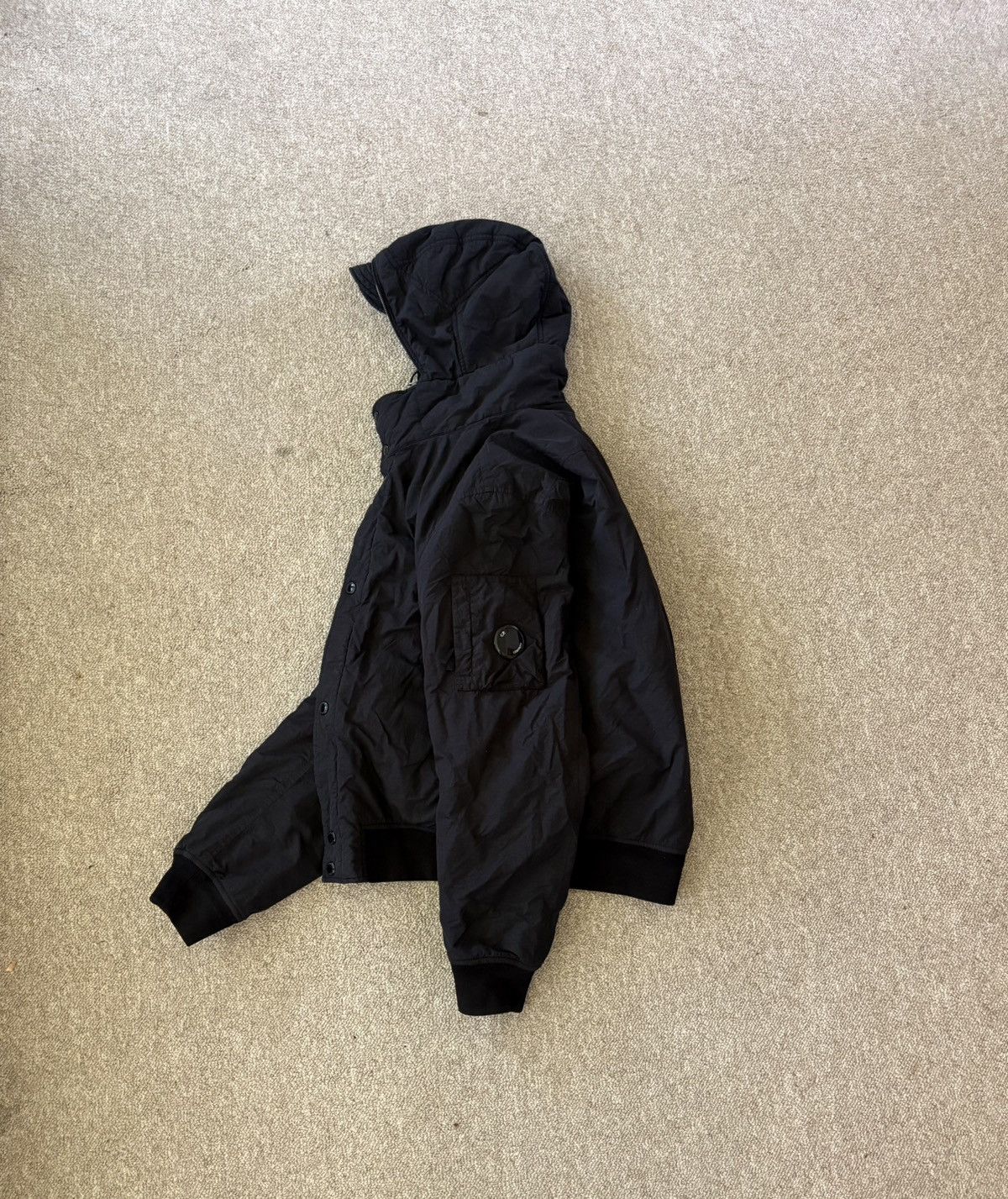 C.P. Company Flatt nylon hooded padded jacket Size US L / EU 52-54 / 3 - 1 Thumbnail