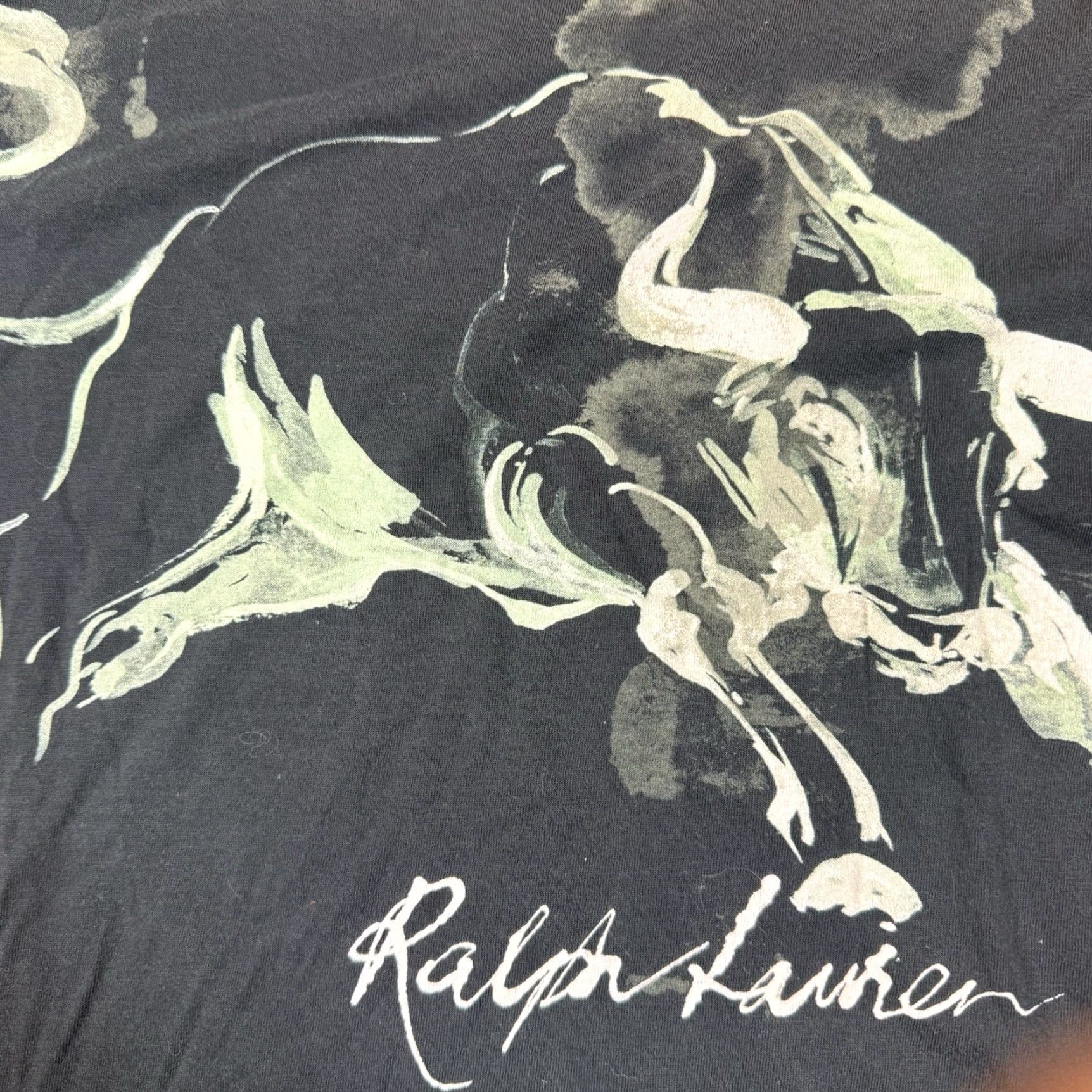 Ralph Lauren VTG Ralph Lauren Polo Bull T Shirt Mens Small Custom Fit Short Sleeve Multicolor Regular Size S Mens Size US S / EU 44-46 / 1 - 6 Thumbnail