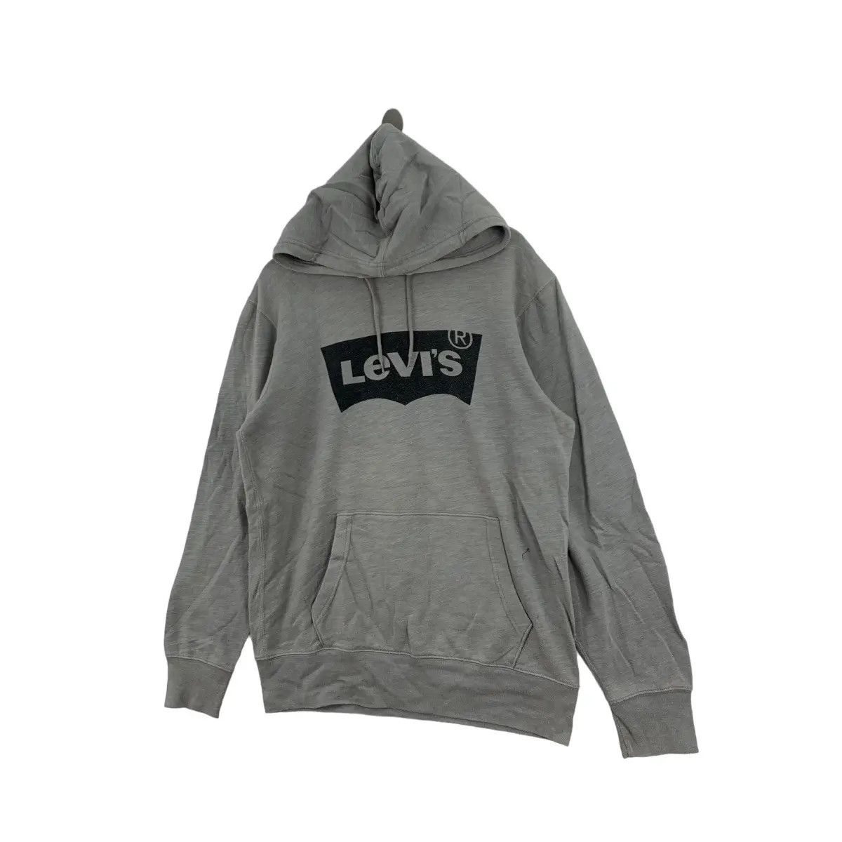 Levi's Vintage LEVI’S STRAUSS Center Box Logo Bogo Hoodie Pullover Size US L / EU 52-54 / 3 - 3 Thumbnail