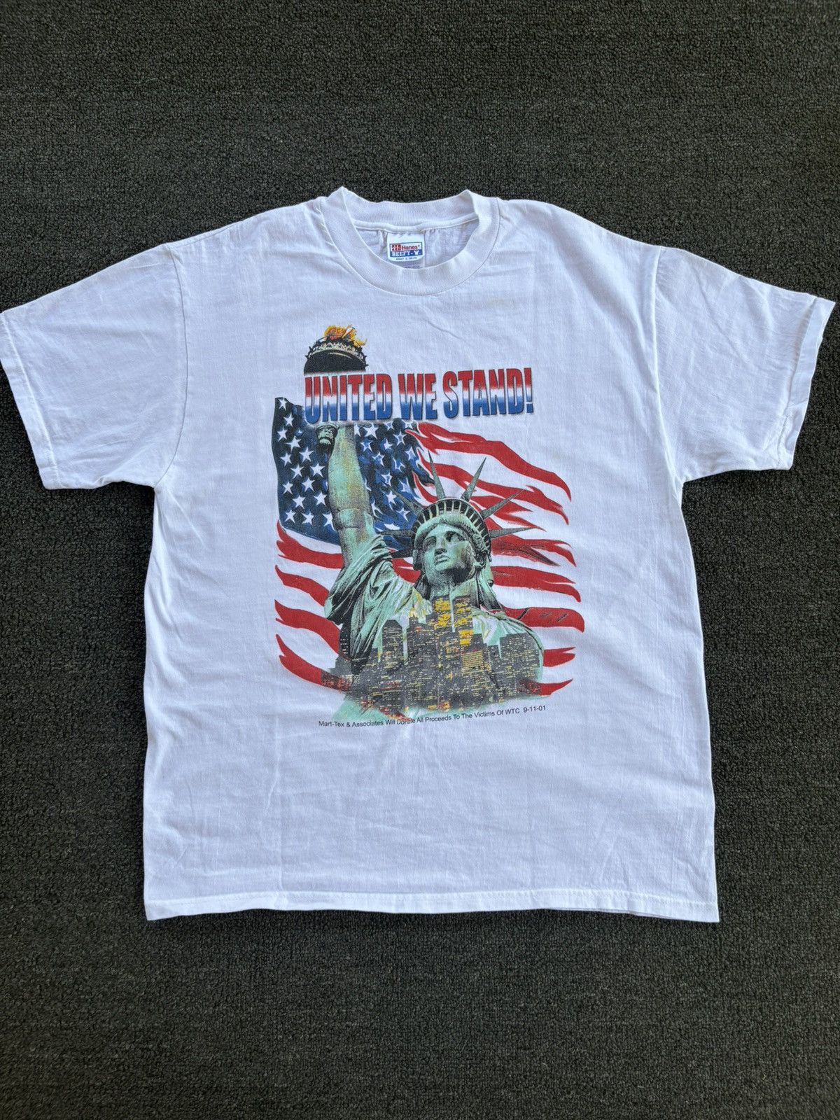 Other Vintage 2001 9/11 WTC United We Stand Charity Tee L Size US L / EU 52-54 / 3 - 1 Thumbnail