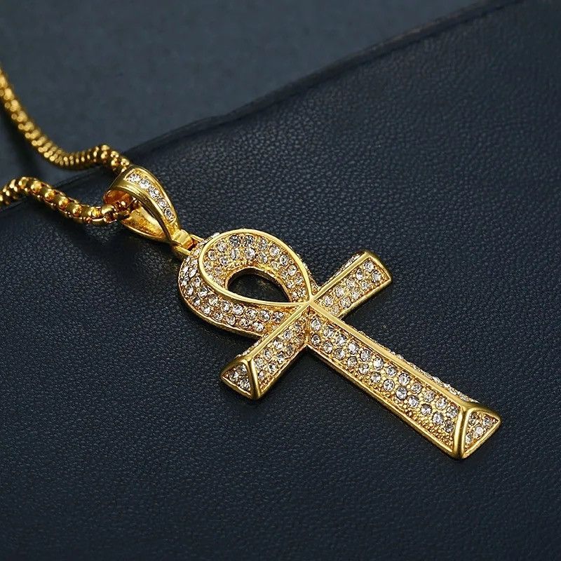 Jewelry Egyptian Cross Pendant Necklace Size ONE SIZE - 2 Thumbnail