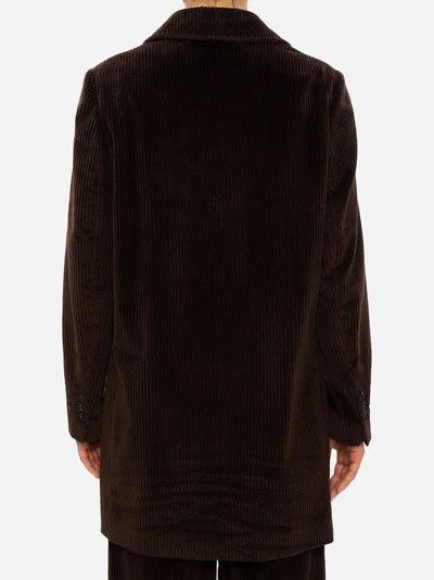 Dolce & Gabbana o1y0825 Coat in Dark Brown Size XS / US 0-2 / IT 36-38 - 3 Thumbnail