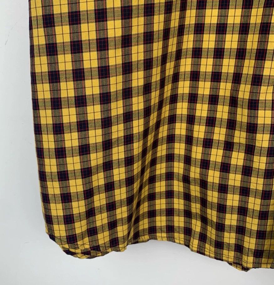 Balenciaga Balenciaga Yellow plaid lapel cotton short sleeved shirt Size US M / EU 48-50 / 2 - 5 Thumbnail