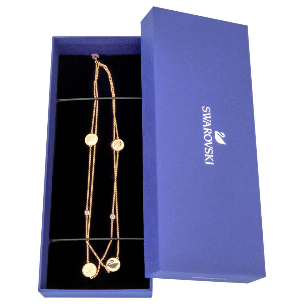 Swarovski Swarovski Hall Swan Strandage Rose Gold Plating Necklace Size ONE SIZE - 7 Thumbnail