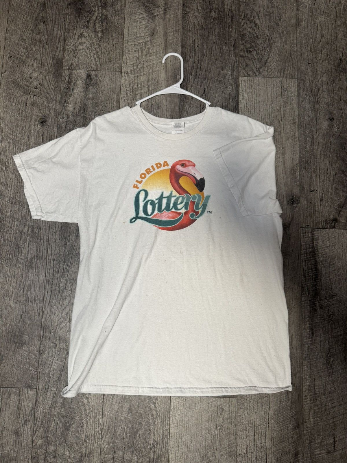 Vintage Vintage Florida Lottery Tee Size US L / EU 52-54 / 3 - 1 Thumbnail