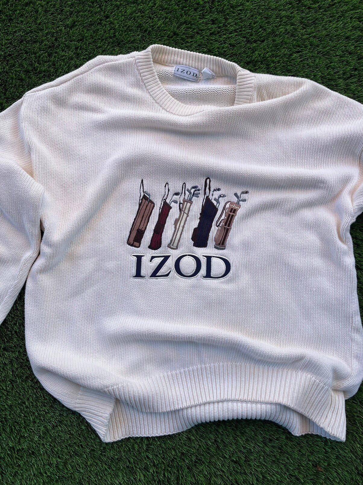 Izod Vintage IZOD Golf Knitted Sweater Size US XL / EU 56 / 4 - 1 Preview