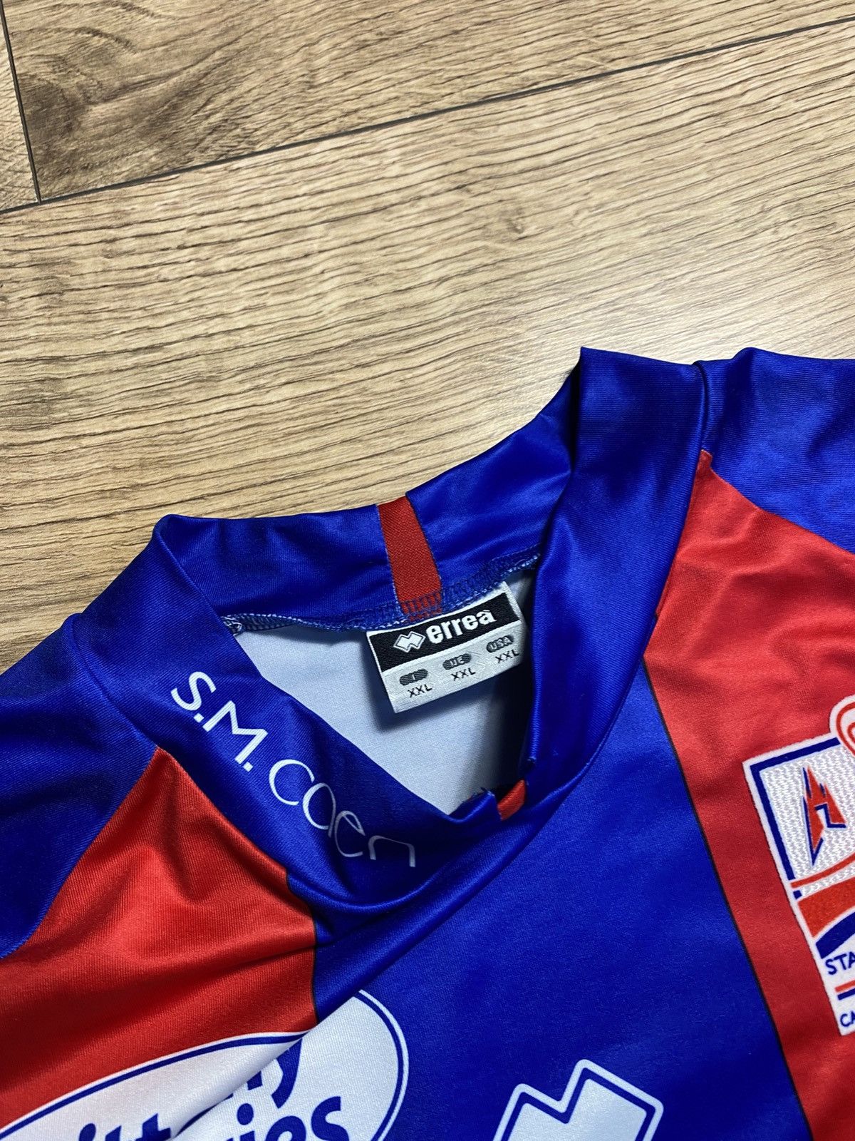 Errea Vintage SM Caen 2006-07 Home Football Shirt Errea Size 2XL Size US XXL / EU 58 / 5 - 5 Thumbnail