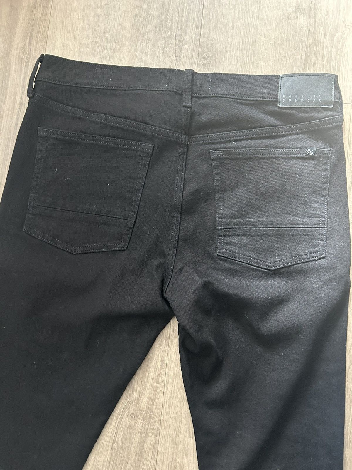 Pacsun Pacsun Black Bryce stacked skinny jeans 34x32 Size US 32 / EU 48 - 3 Thumbnail