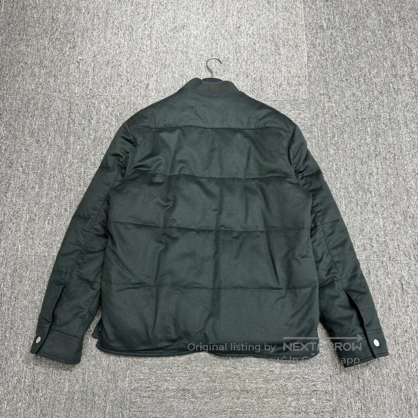 Hermes Black Button-Front Bomber Jacket Size L. Size US L / EU 52-54 / 3 - 6 Thumbnail