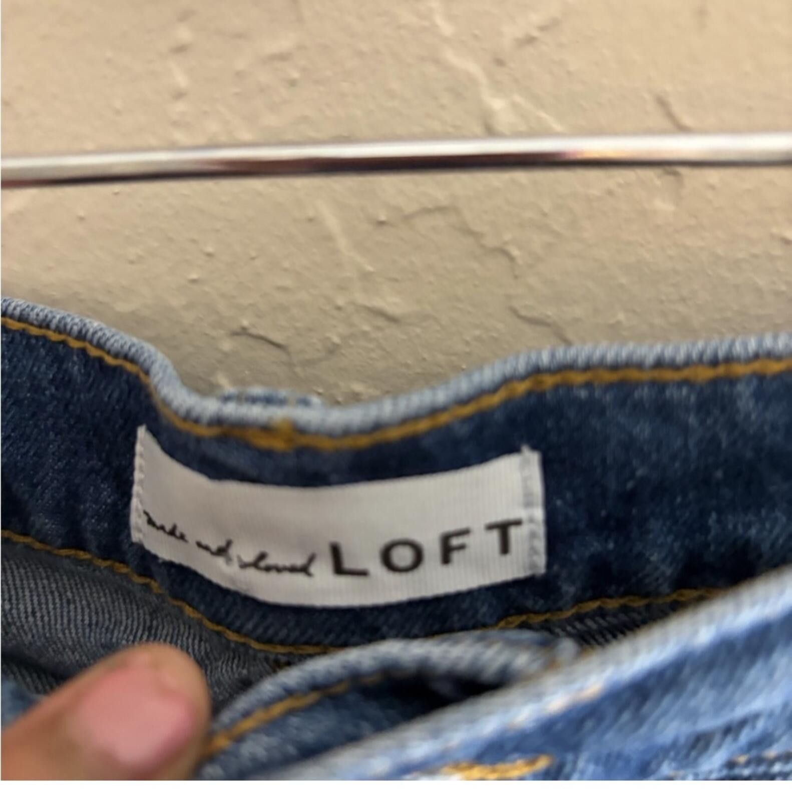 Other Loft the roll denim shorts Size 29" - 3 Thumbnail