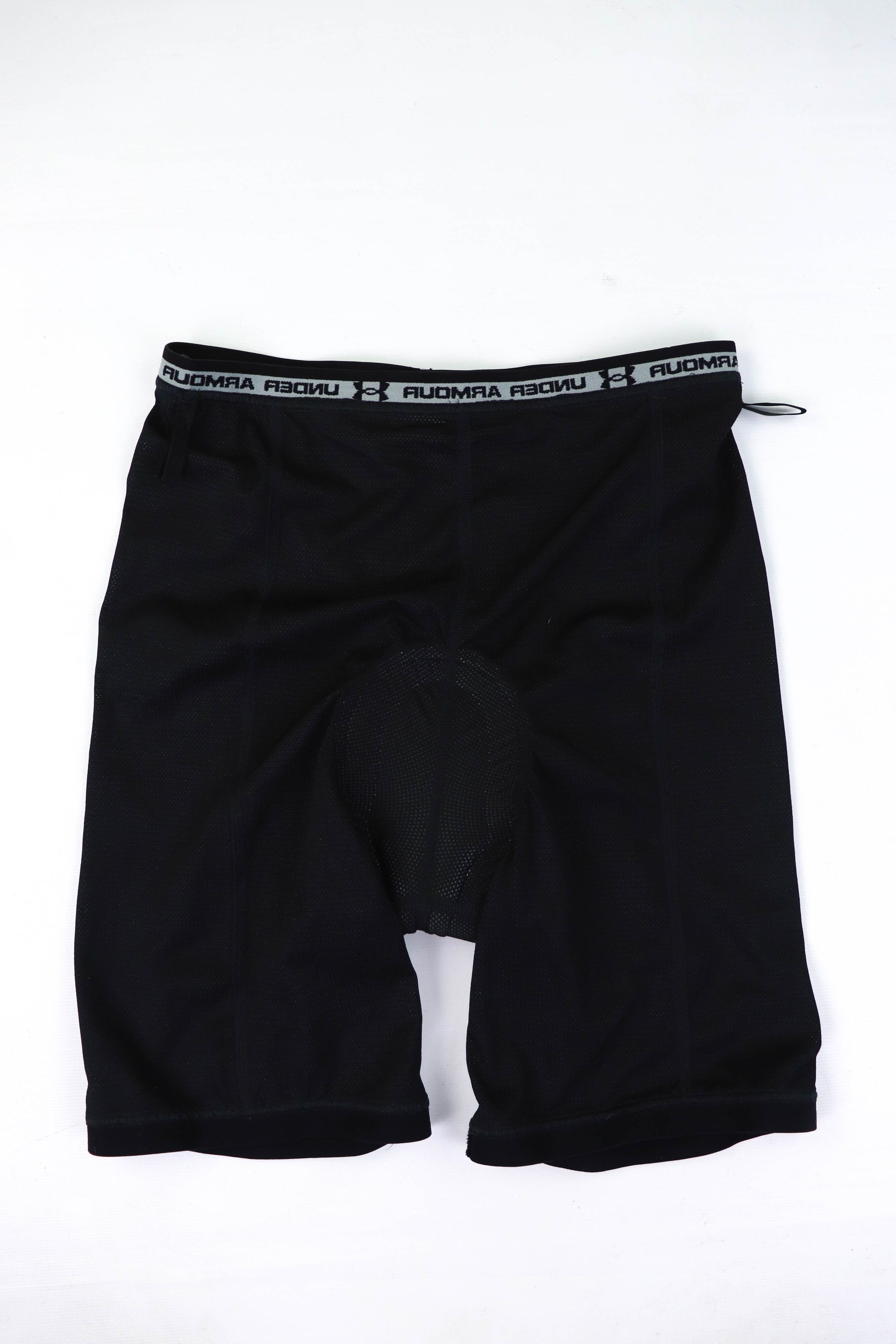 Under Armour 00s Vintage Under Armour 2in1 Transform Black Cycling Shorts Size US 34 / EU 50 - 4 Thumbnail