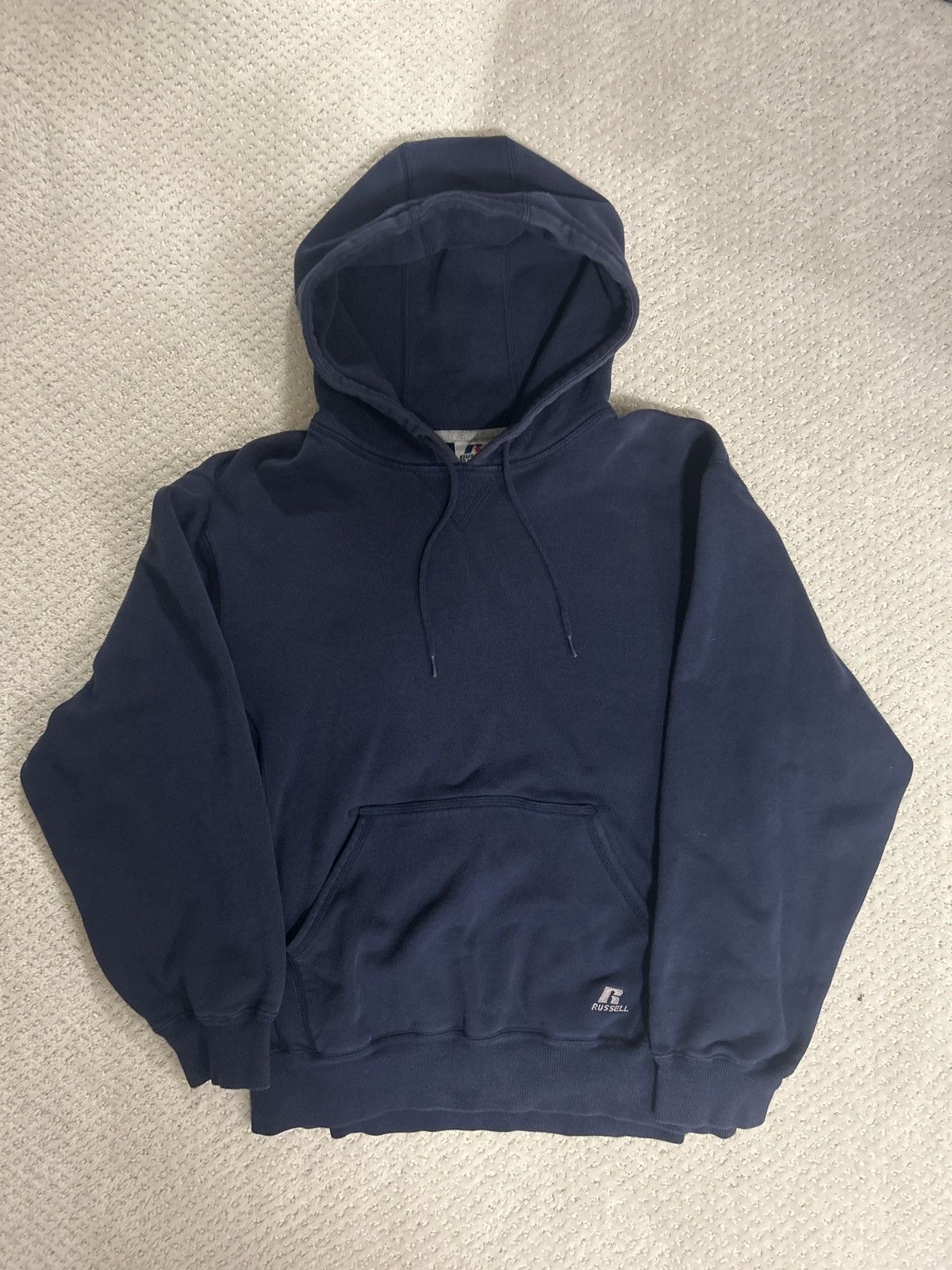 Russell Athletic Russel Athletic Vintage Navy Hoodie Size US M / EU 48-50 / 2 - 1 Thumbnail