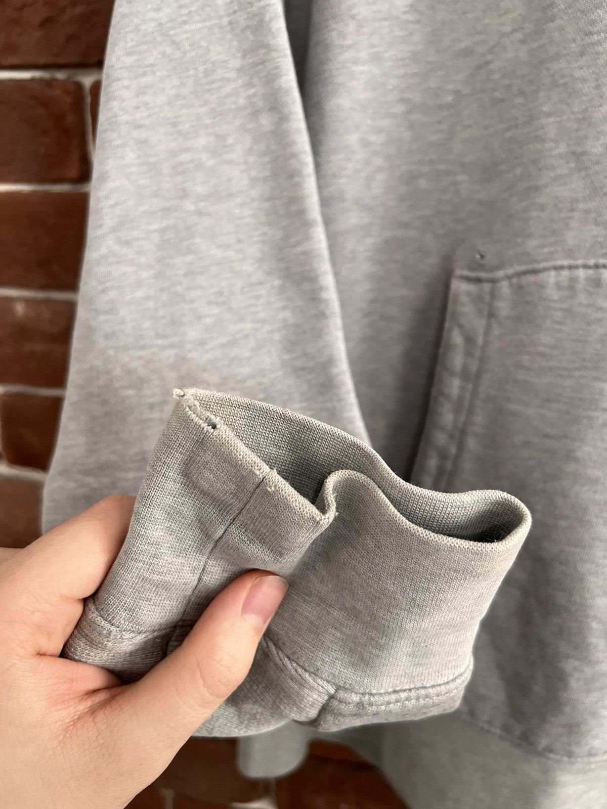 Nike Nike Vintage Y2k 00s Distressed Hoodie Grey Big Logo Hype Size US M / EU 48-50 / 2 - 3 Thumbnail