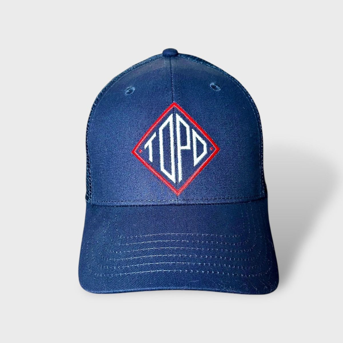 Topo Designs Topo Designs Men’s Blue Logo Trucker Hat Sz O/S Size ONE SIZE - 4 Thumbnail