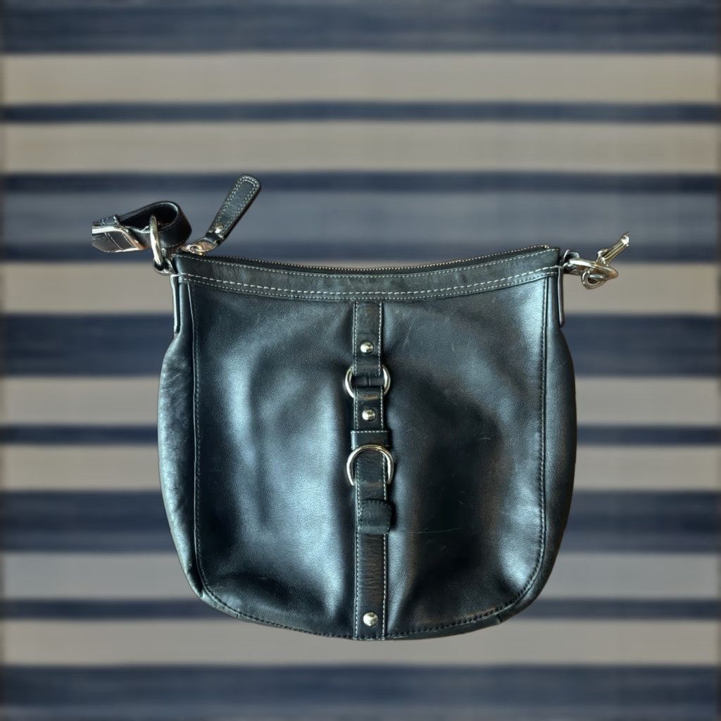 Coach Y2K Coach Chelsea Leather Shoulder Bag Black Medium Women Size ONE SIZE - 1 Thumbnail