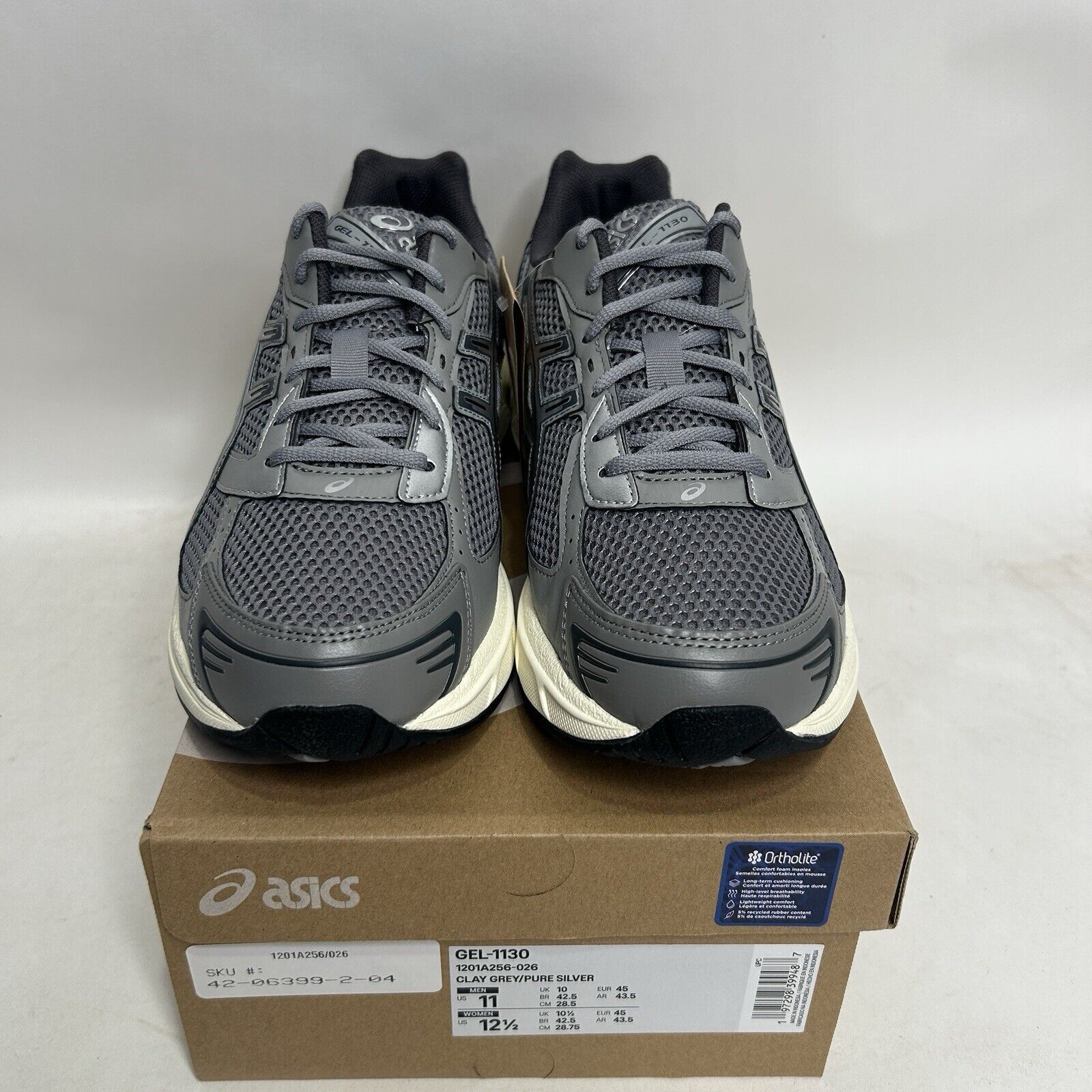 Asics ASICS Gel-1130 “Clay Grey Pure Silver” 2024 Size US 11 / EU 44 - 2 Thumbnail