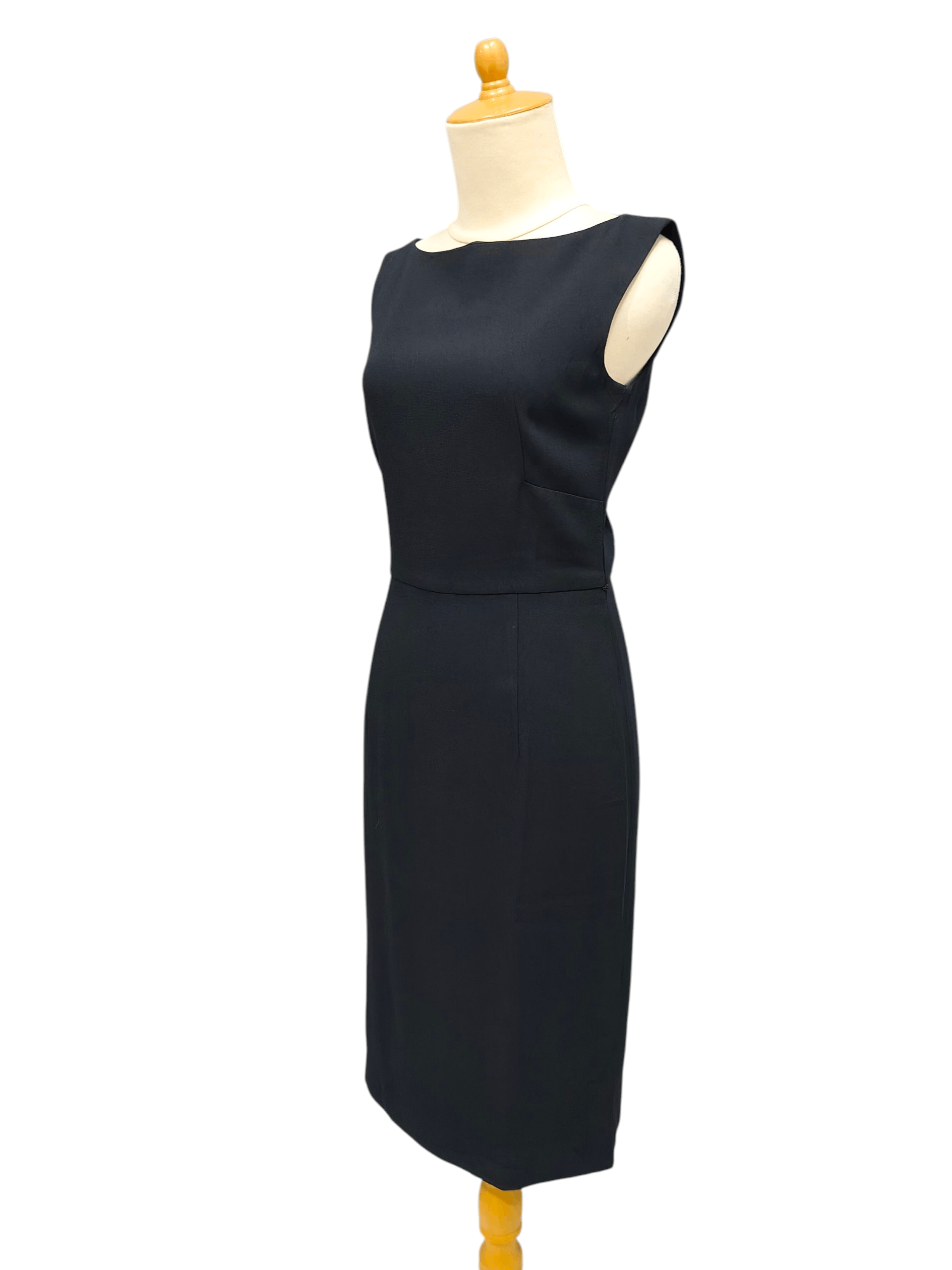 Issey Miyake 90s Kumikyoku by Issey Co Rayon Sleevelese Sheath Dress Size M / US 6-8 / IT 42-44 - 3 Thumbnail