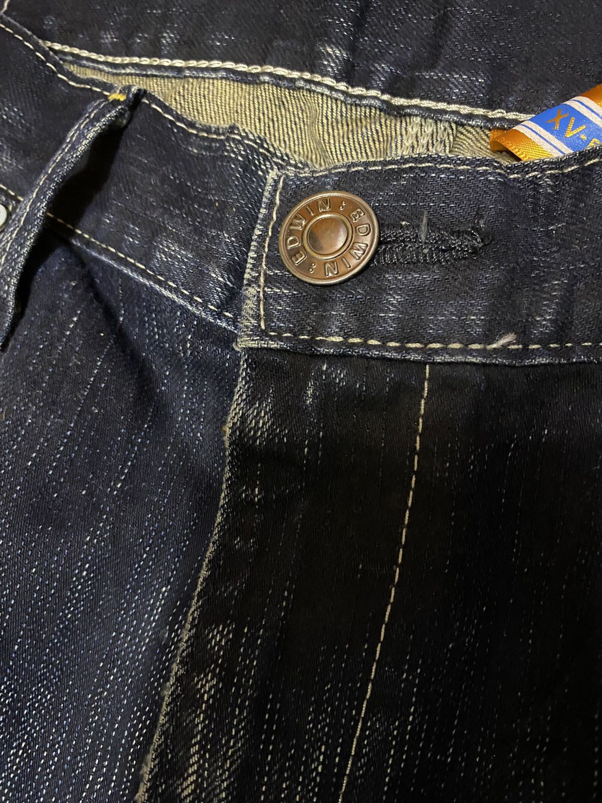 Edwin Japanese Brand Edwin XV Baggy Twisted Leg Distressed Jeans Size US 34 / EU 50 - 7 Thumbnail