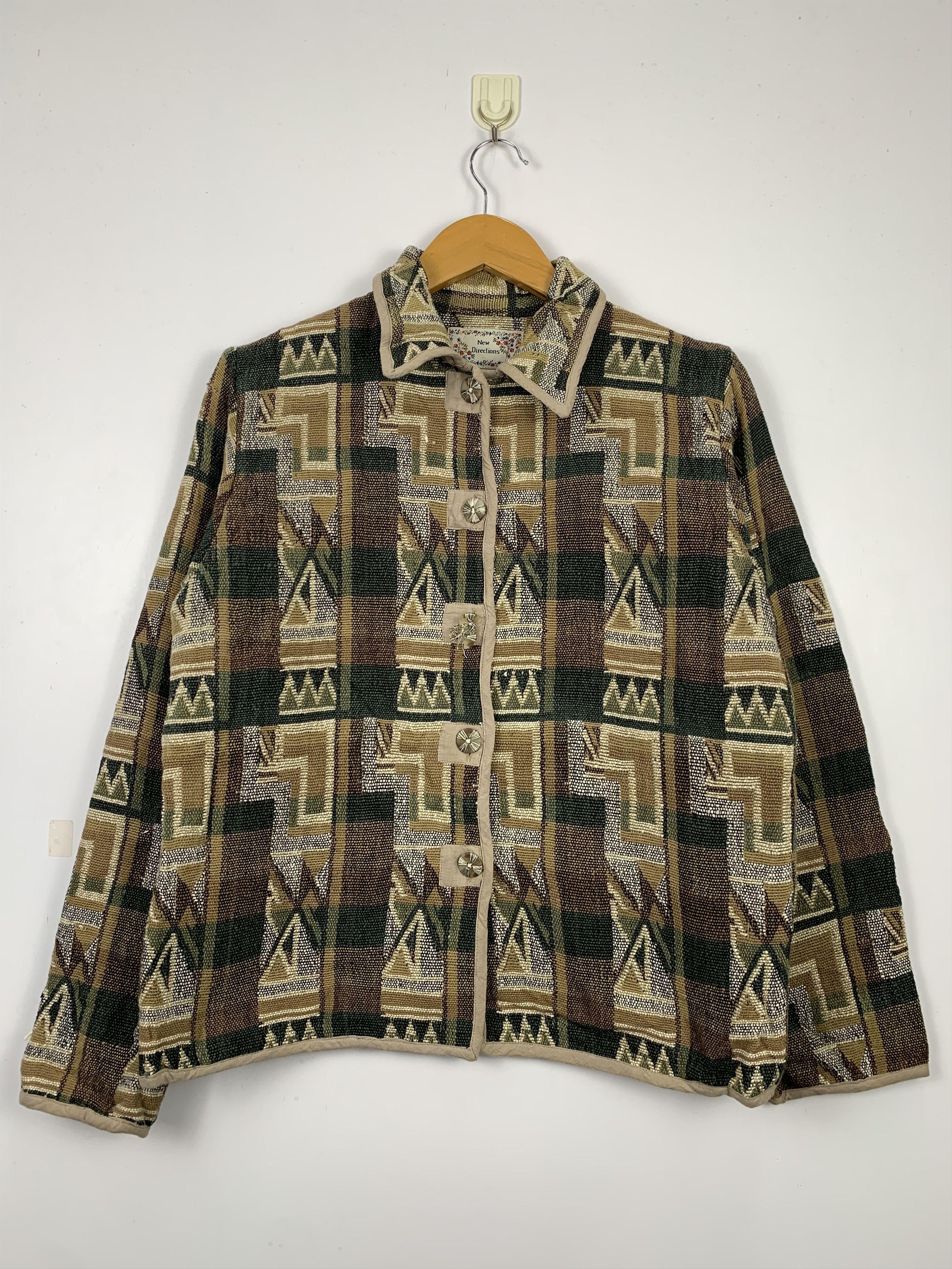 Vintage Vintage 60s Native Navajo Jacket J1302 Size US M / EU 48-50 / 2 - 1 Thumbnail