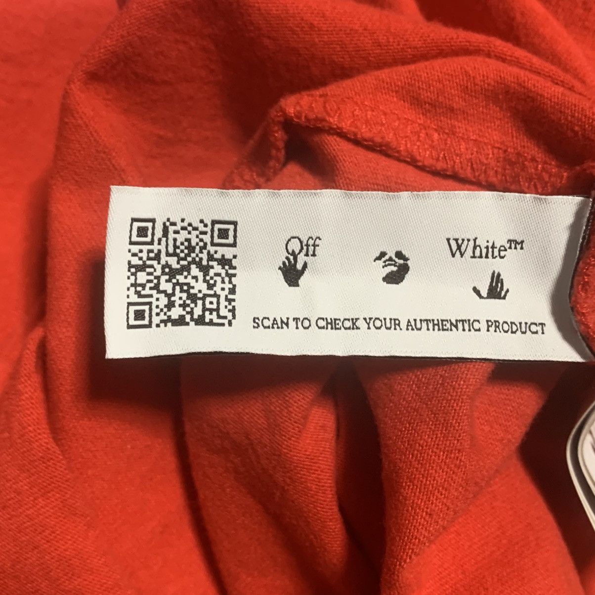 Off-White Off White Small Mona Lisa Arrows Red Tee Virgil Abloh Size US S / EU 44-46 / 1 - 10 Thumbnail
