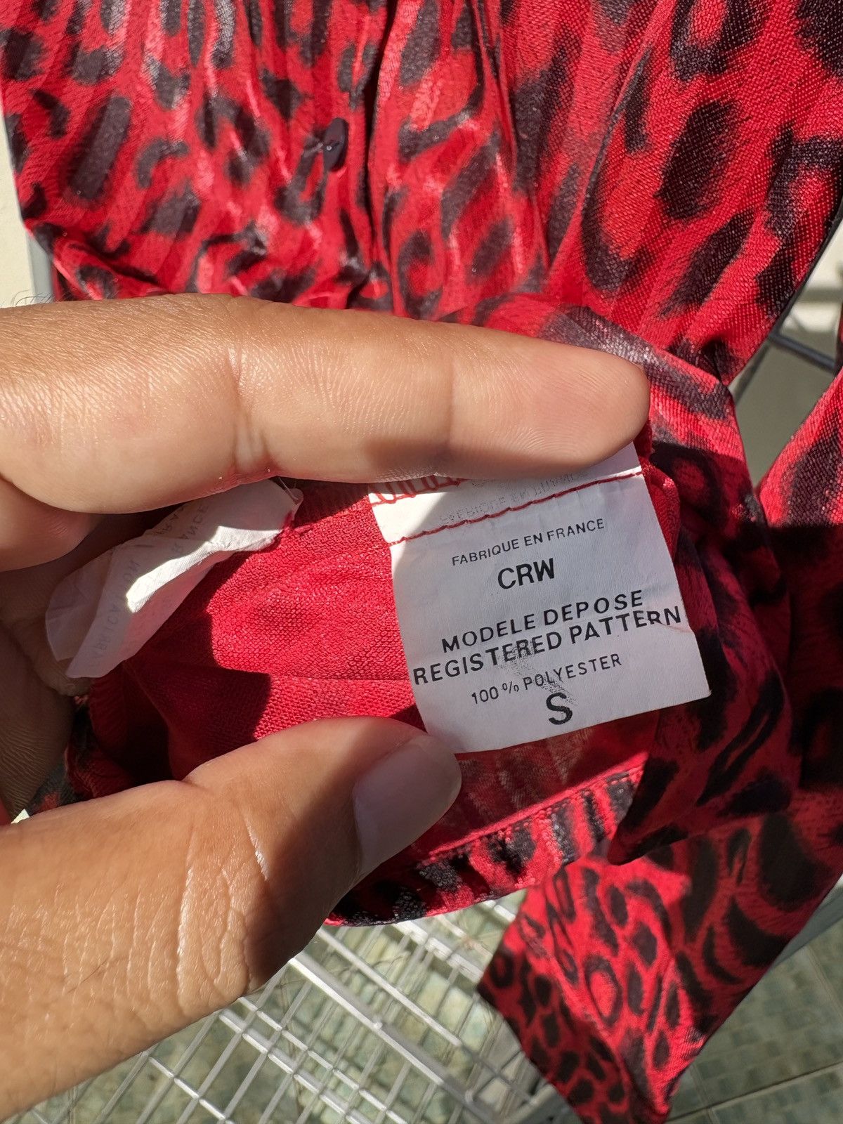 Walter Van Beirendonck Pollyyet Esther CRW Walter Van Beirendon leopard redshirt Size S / US 4 / IT 40 - 15 Thumbnail