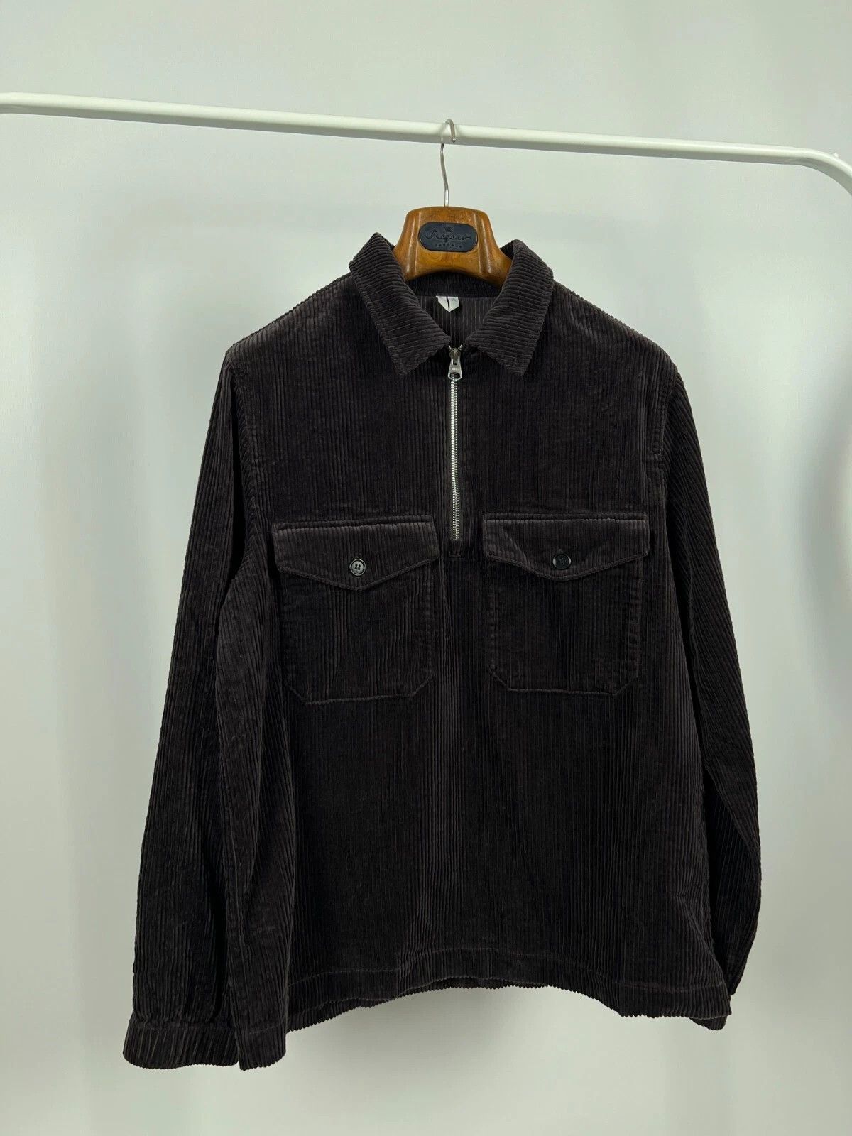 Arket Arket Corduroy Half-Zip Overshirt Anorak Jacket Size US 36 Size US S / EU 44-46 / 1 - 3 Thumbnail