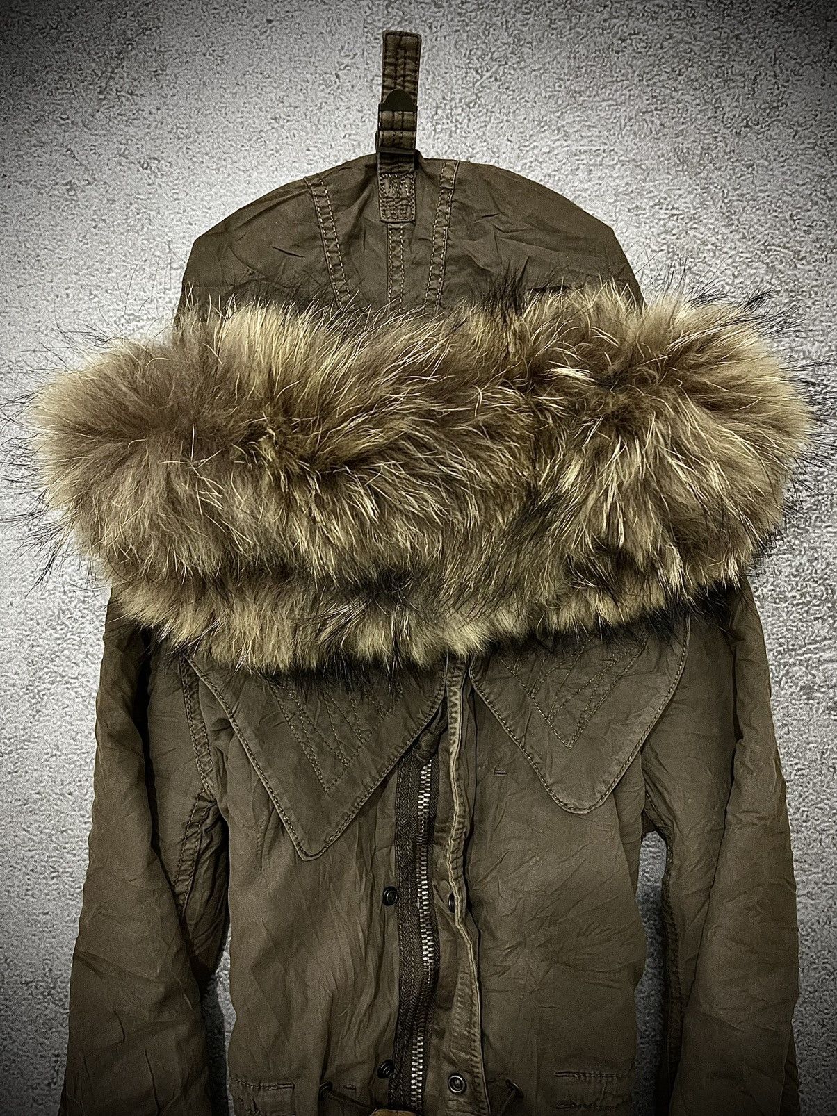 GOA 2000s GOA Racoon Fur Hood Parka Jacket Size US L / EU 52-54 / 3 - 3 Thumbnail