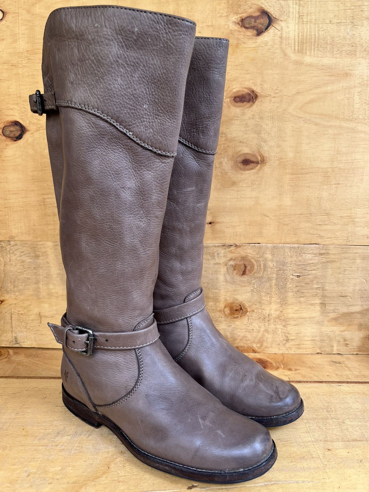 Frye Frye 'Phillip Riding' Tall Dark Brown Leather Boots Size US 8.5 / IT 38.5 - 1 Thumbnail