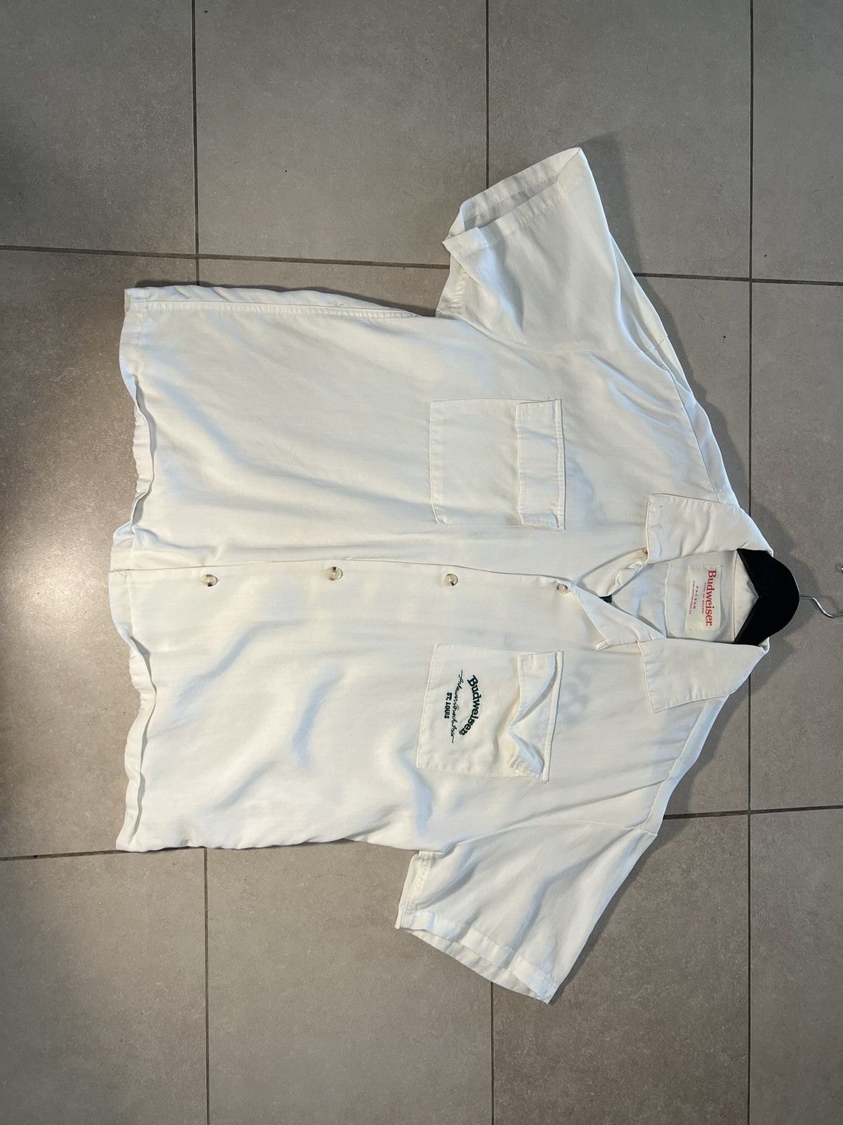 Pacsun Budweiser × PacSun “A & Eagle” White Short‑Sleeve Size US M / EU 48-50 / 2 - 6 Thumbnail