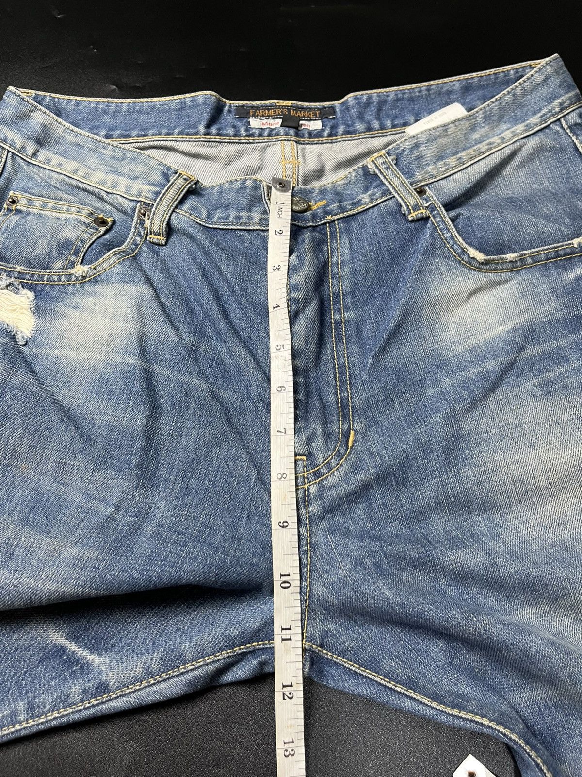 Hysteric Glamour × If Six Was Nine × Japanese Brand Farmer’s market selvage Distressed jeans Size US 31 - 11 Thumbnail
