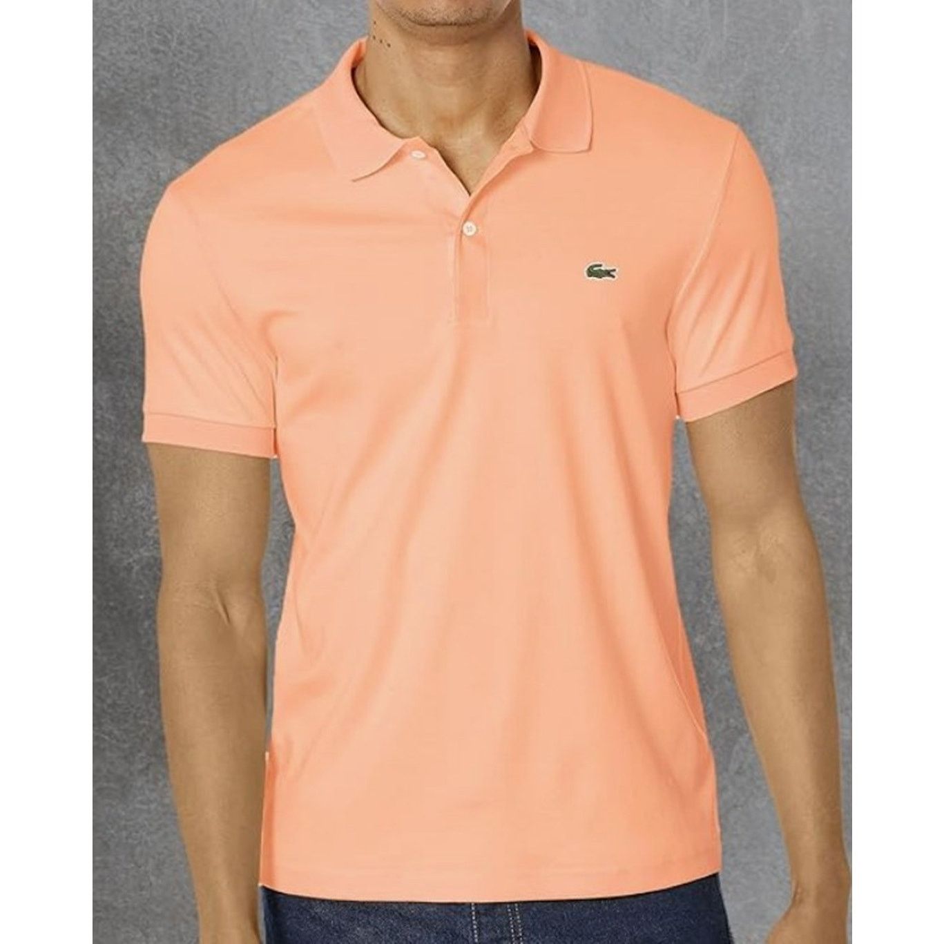 Lacoste Lacoste Mens Short Sleeve Pima Jersey Regular Polo 3XL Size US XXL / EU 58 / 5 - 1 Thumbnail
