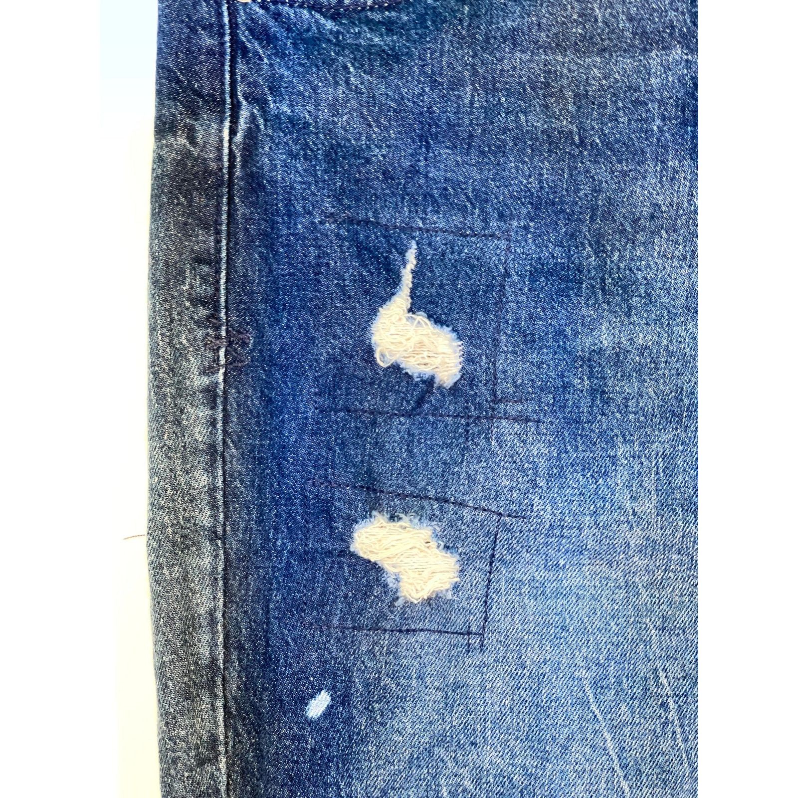 Ksubi Ksubi Ripped Blue Jeans Size US 38 / EU 54 - 5 Thumbnail