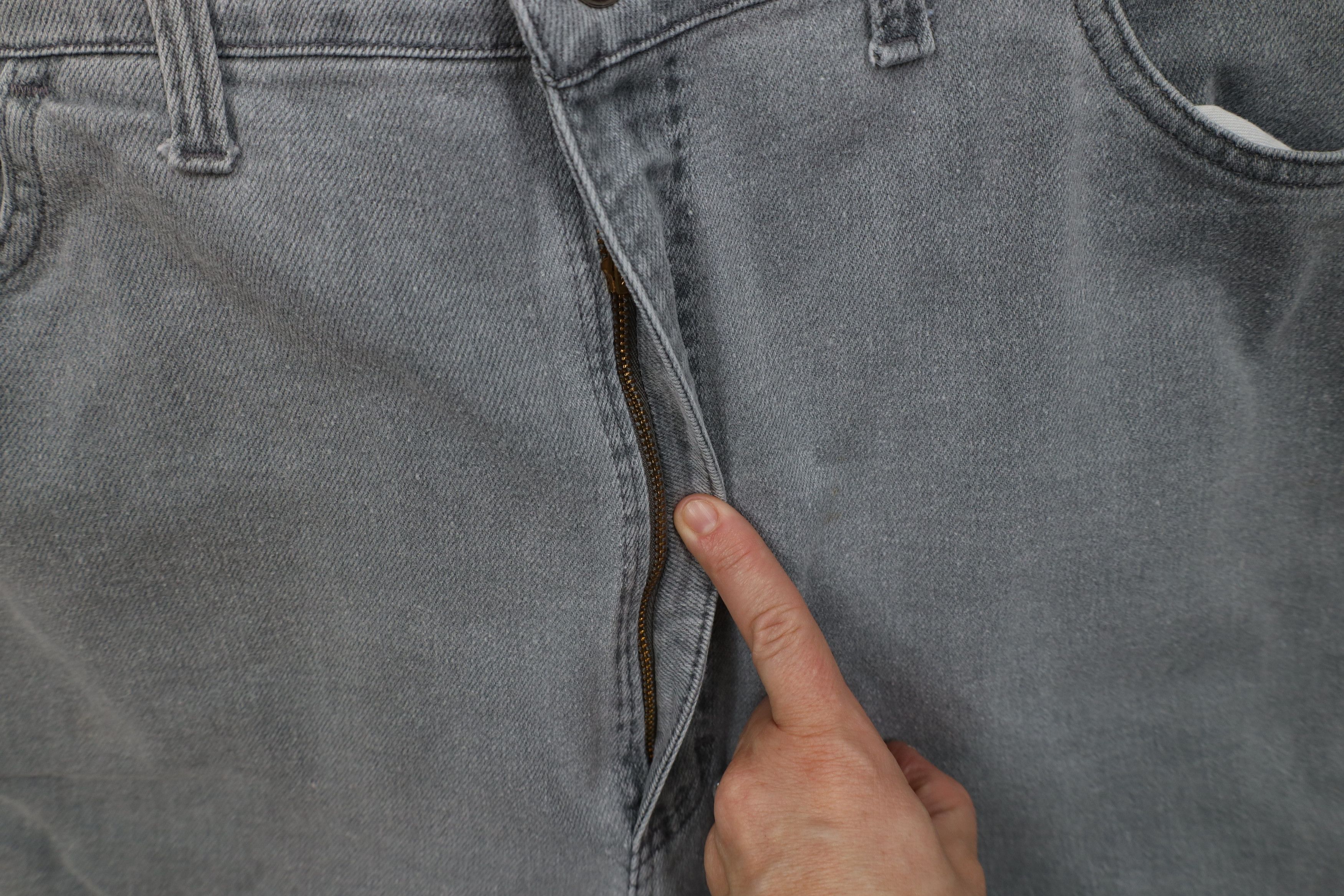 Vintage Vintage 90s Streetwear Stonewash Wide Leg Denim Jeans Gray Size US 38 / EU 54 - 7 Thumbnail