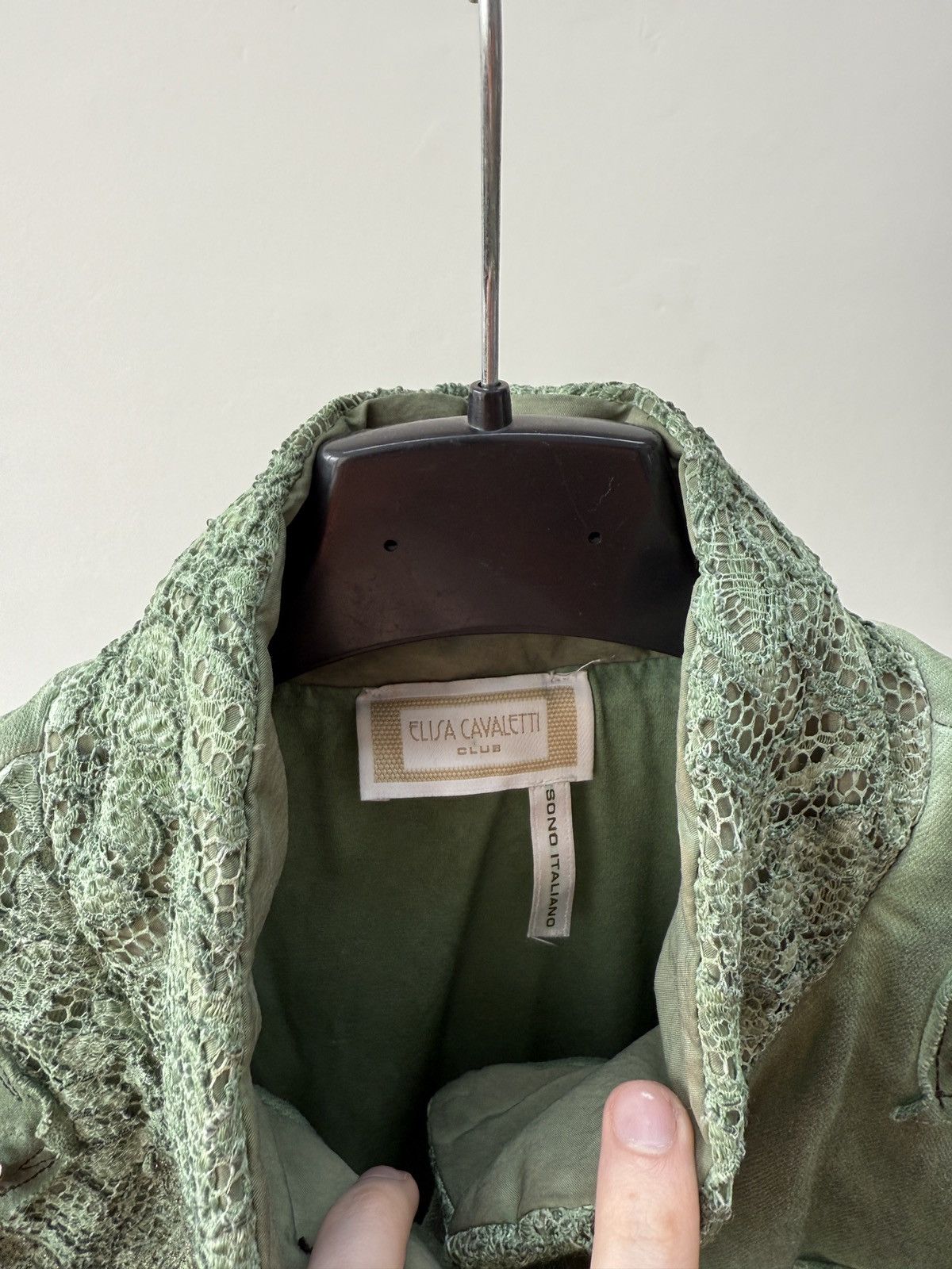 Elisa Cavaletti Vintage Elisa Cavaletti Club Women’s Green Patchwork Vest Size L / US 10 / IT 46 - 5 Thumbnail