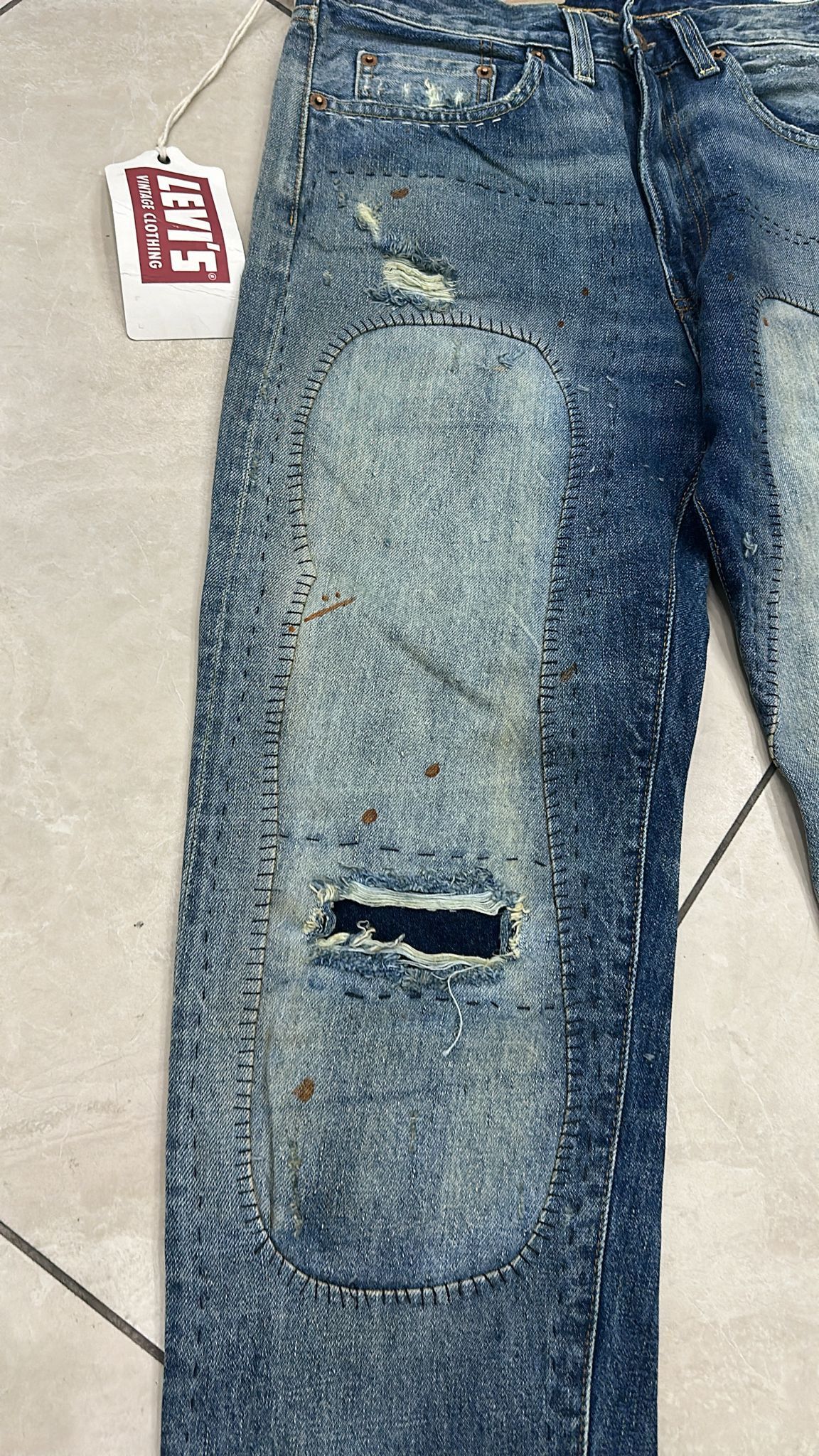 Levi's Vintage Clothing LVC Levi's Vintage Clothing 1954 501Z XX BigE Selvedge Jeans Size US 29 - 3 Thumbnail