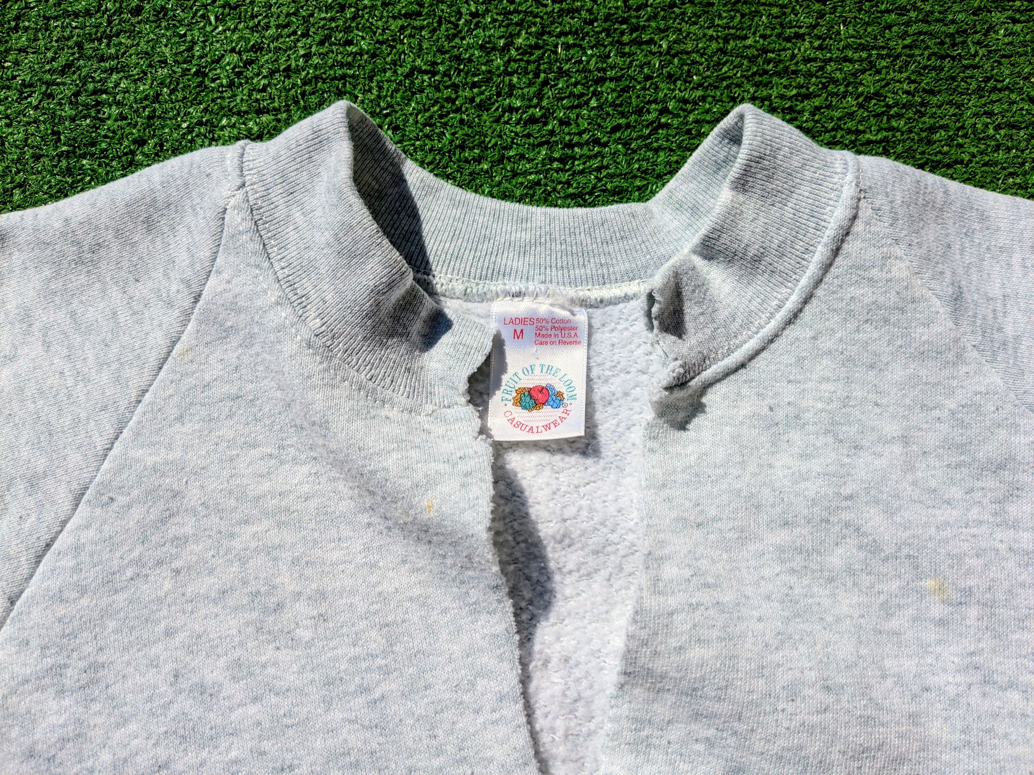 Fruit Of The Loom Vintage 90s Fruit Of The Loom Ladies Casual USA Sweatshirt Size M / US 6-8 / IT 42-44 - 6 Thumbnail