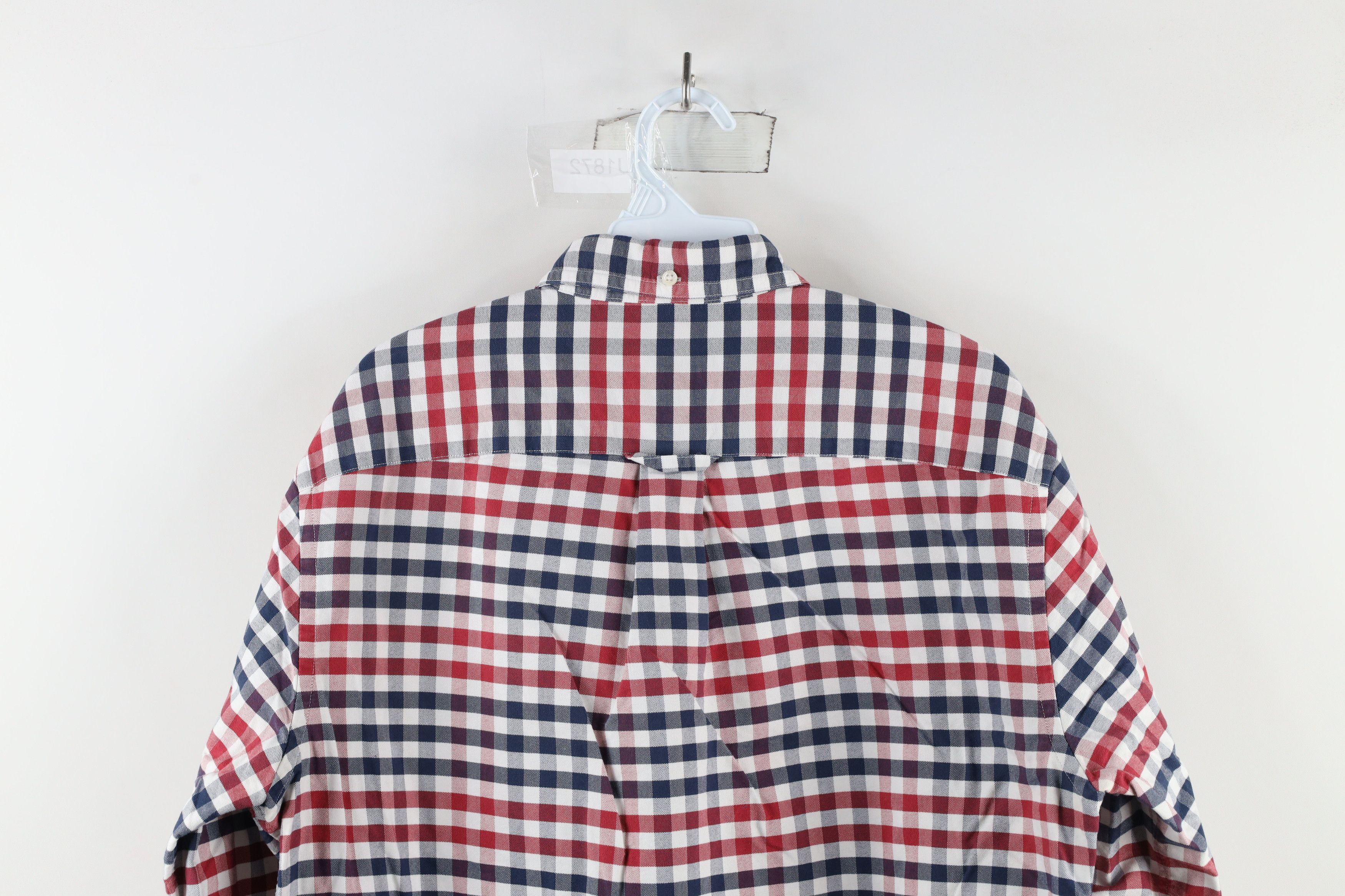 Brooks Brothers × Vintage Brooks Brothers Red Fleece Button Down Shirt Plaid Cotton Size US L / EU 52-54 / 3 - 11 Thumbnail