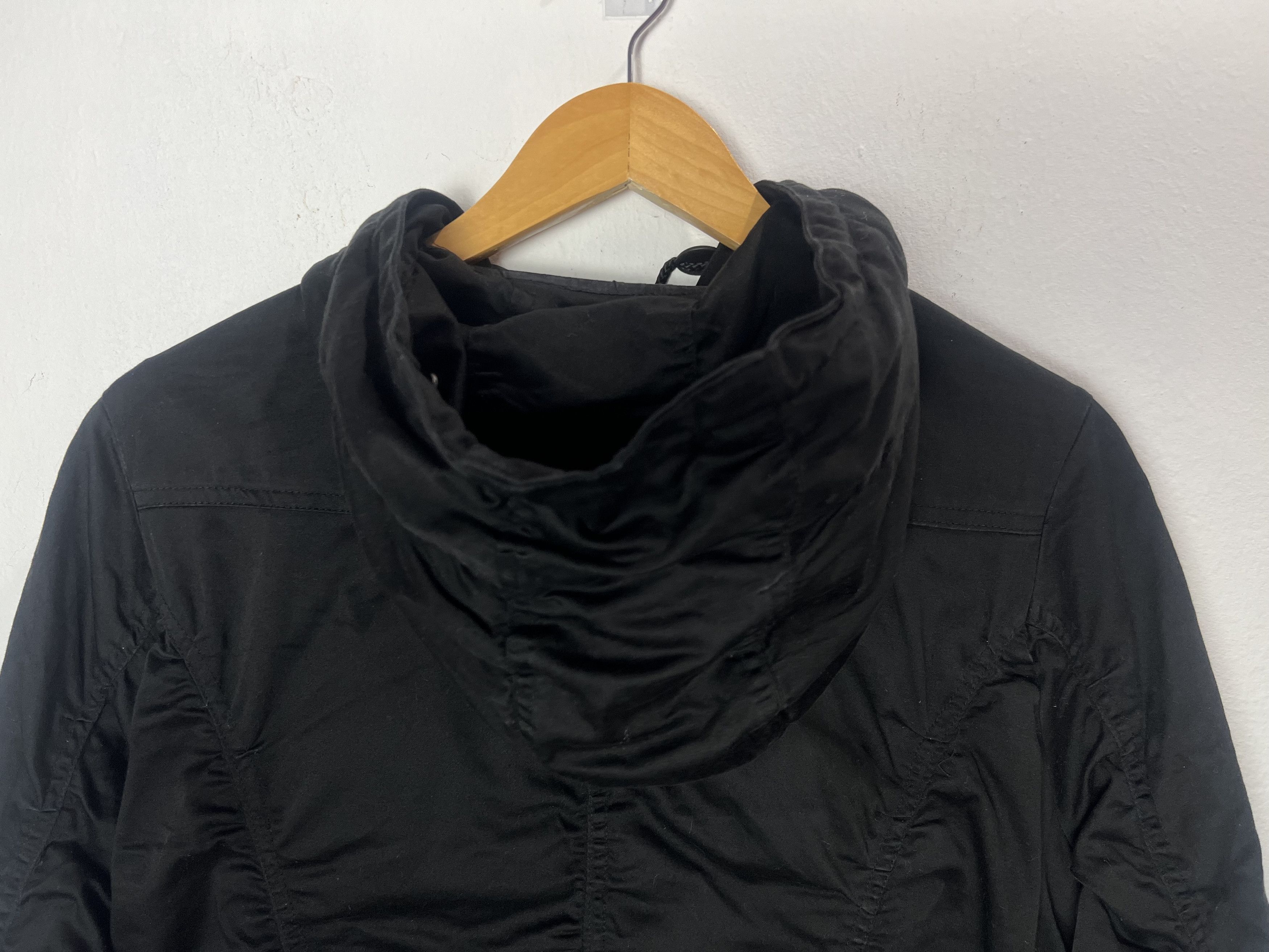 14th Addiction Meubles De Monde Shirring Puckering Cinched Hooded Jacket Size US M / EU 48-50 / 2 - 5 Thumbnail