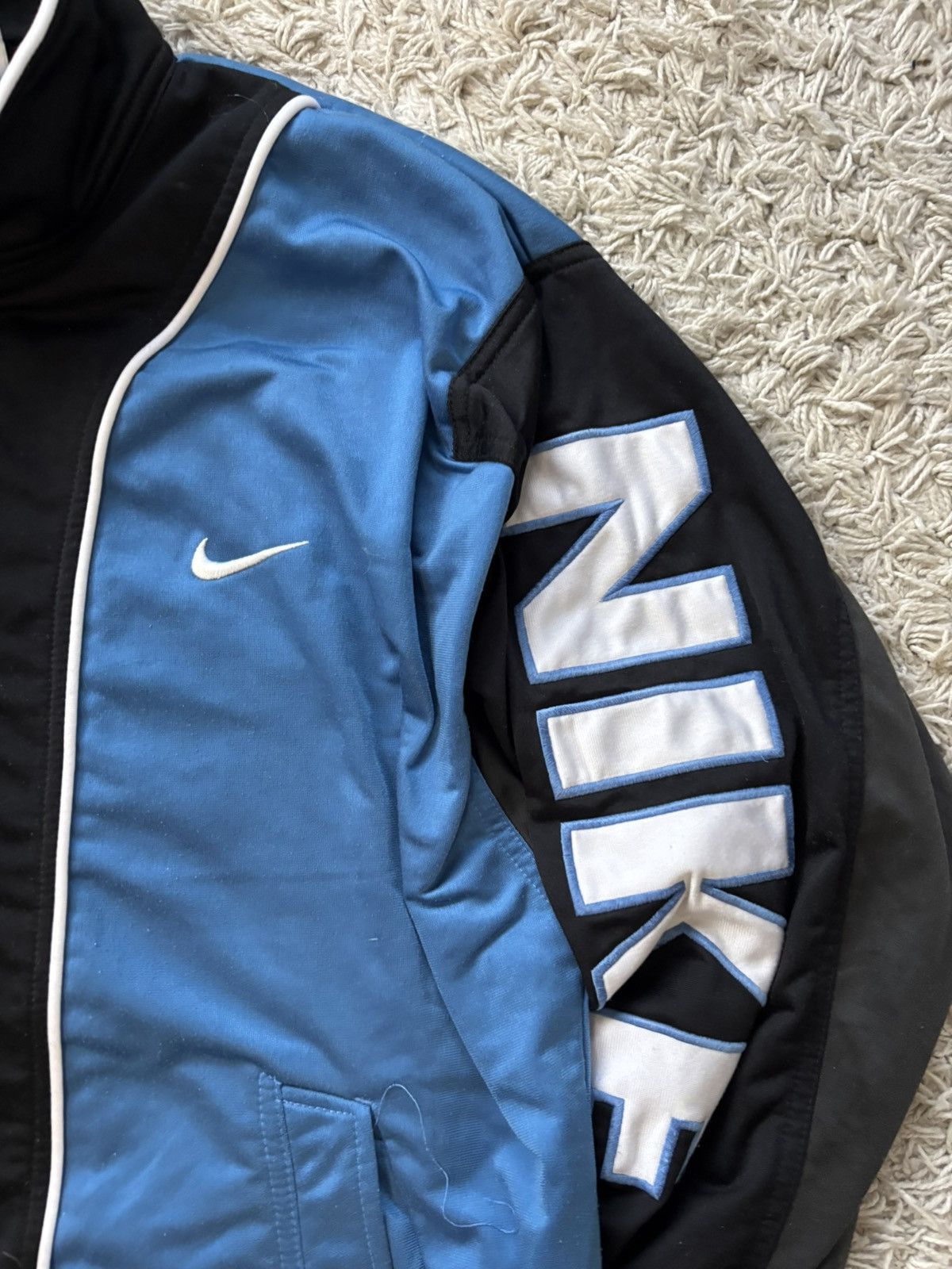 Nike × Vintage Vintage Big Logo Zaip Hoodie Nike Size US L / EU 52-54 / 3 - 3 Thumbnail