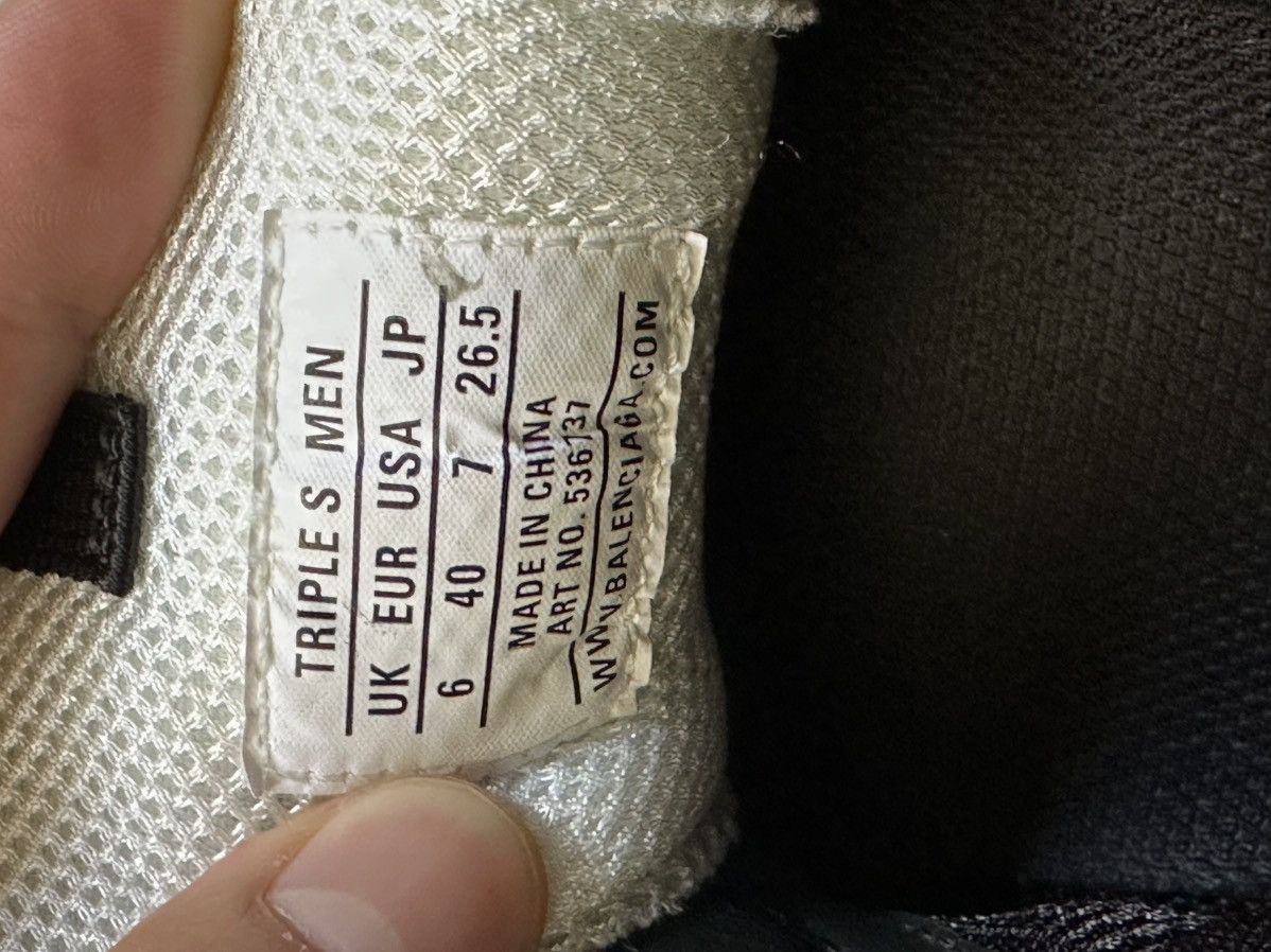 Balenciaga Balenciaga triple s green/grey Size US 7 / EU 40 - 7 Thumbnail