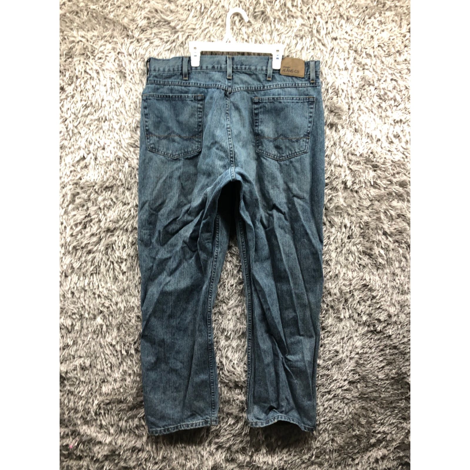Wrangler Wrangler Jeans 38x32 Mens Mid Rise Straight Leg Dark Wash Blue Denim Shirt? Size US 38 / EU 54 - 5 Thumbnail