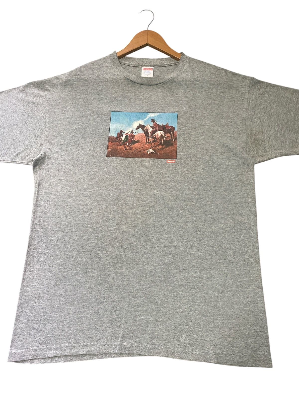 Supreme ‼️RARE‼️SUPREME 2010 “1871 NATIVE AMERICAN” VINTAGE SHIRT TEE🔥 Size US L / EU 52-54 / 3 - 4 Thumbnail