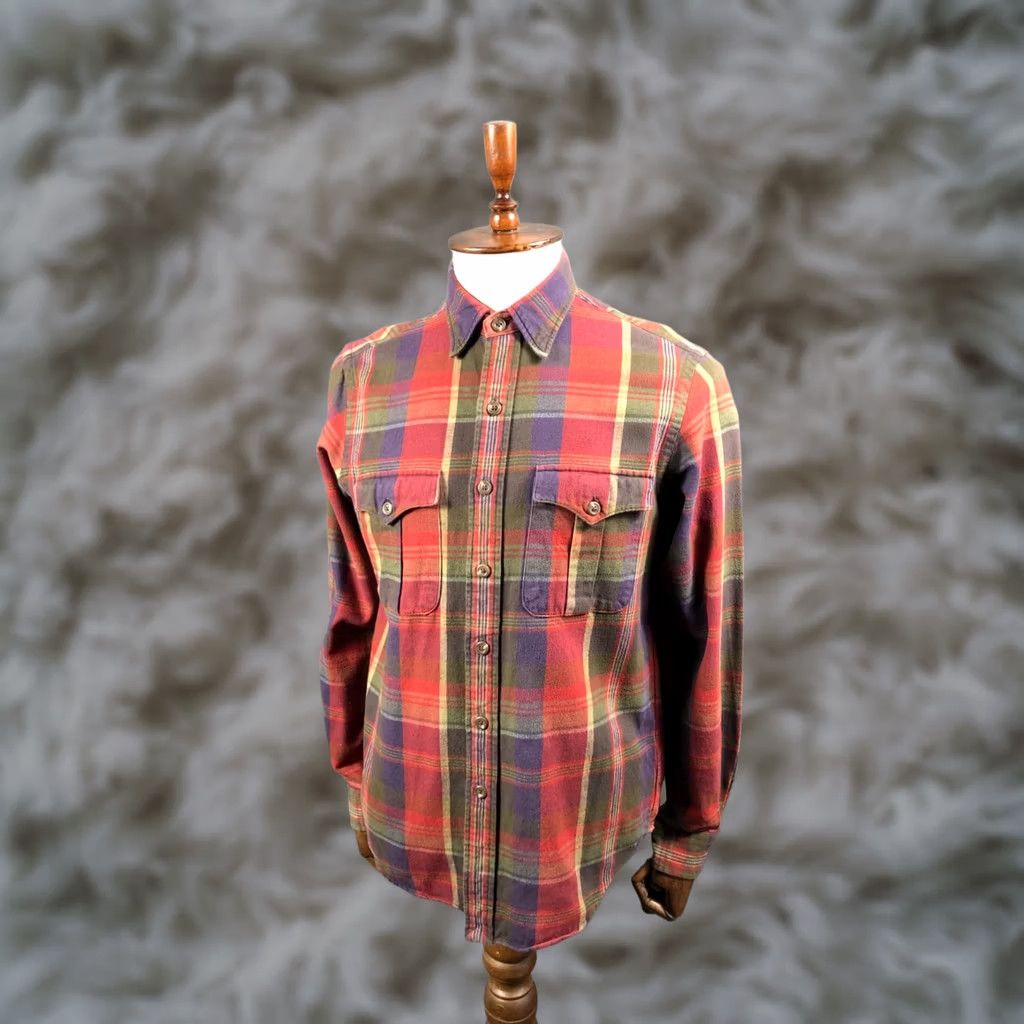 Ralph Lauren Ralph Lauren Shirt Men Multicolor Cotton Check Button-Up Long Sleeve Brushed Classic Fit Size M Size US M / EU 48-50 / 2 - 1 Thumbnail