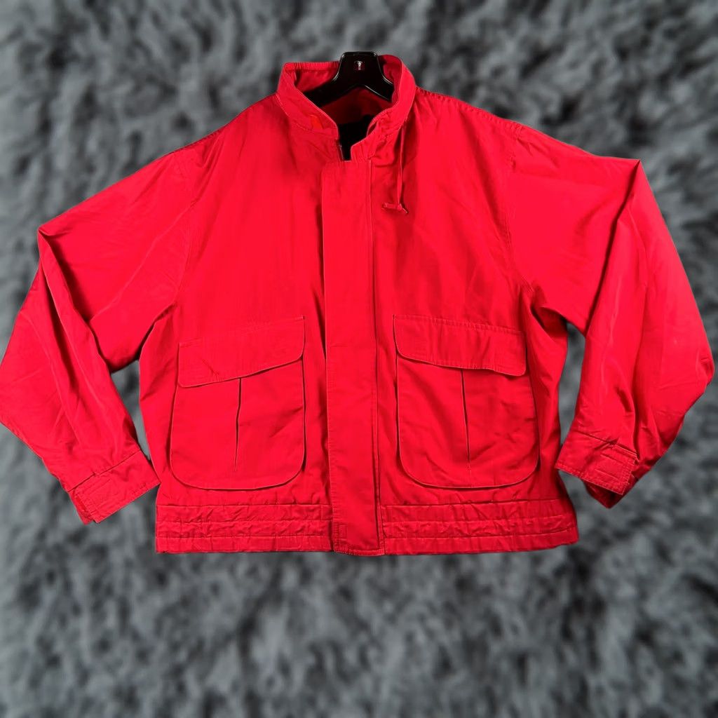 London Fog VINTAGE London Fog Jacket Mens Large 46 Red Zip Up Hooded Parka Casual Travel Workwear Retro 80s Hipster London Fog Mens Jacket Size US S / EU 44-46 / 1 - 1 Thumbnail